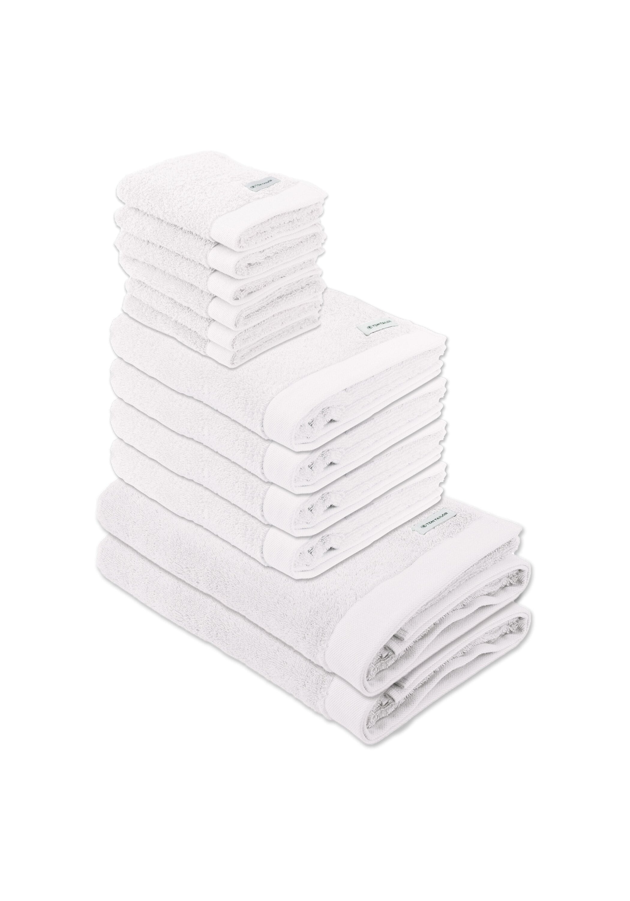 TOM TAILOR Handtuch "Handtuch Color Bath 12er Pack"