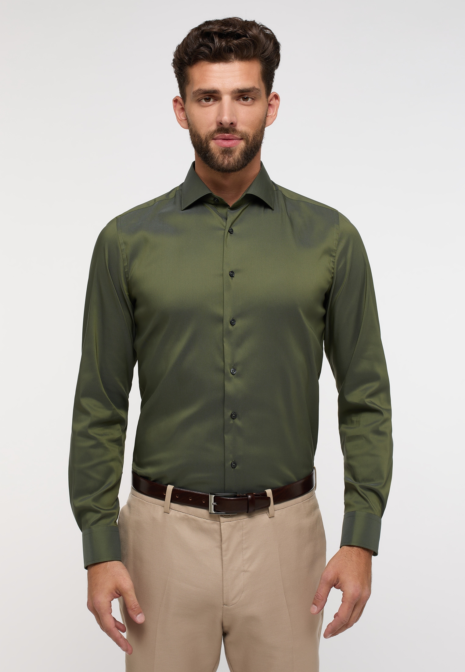 Eterna Langarmhemd "SLIM FIT", EASY IRON (bügelleicht) günstig online kaufen
