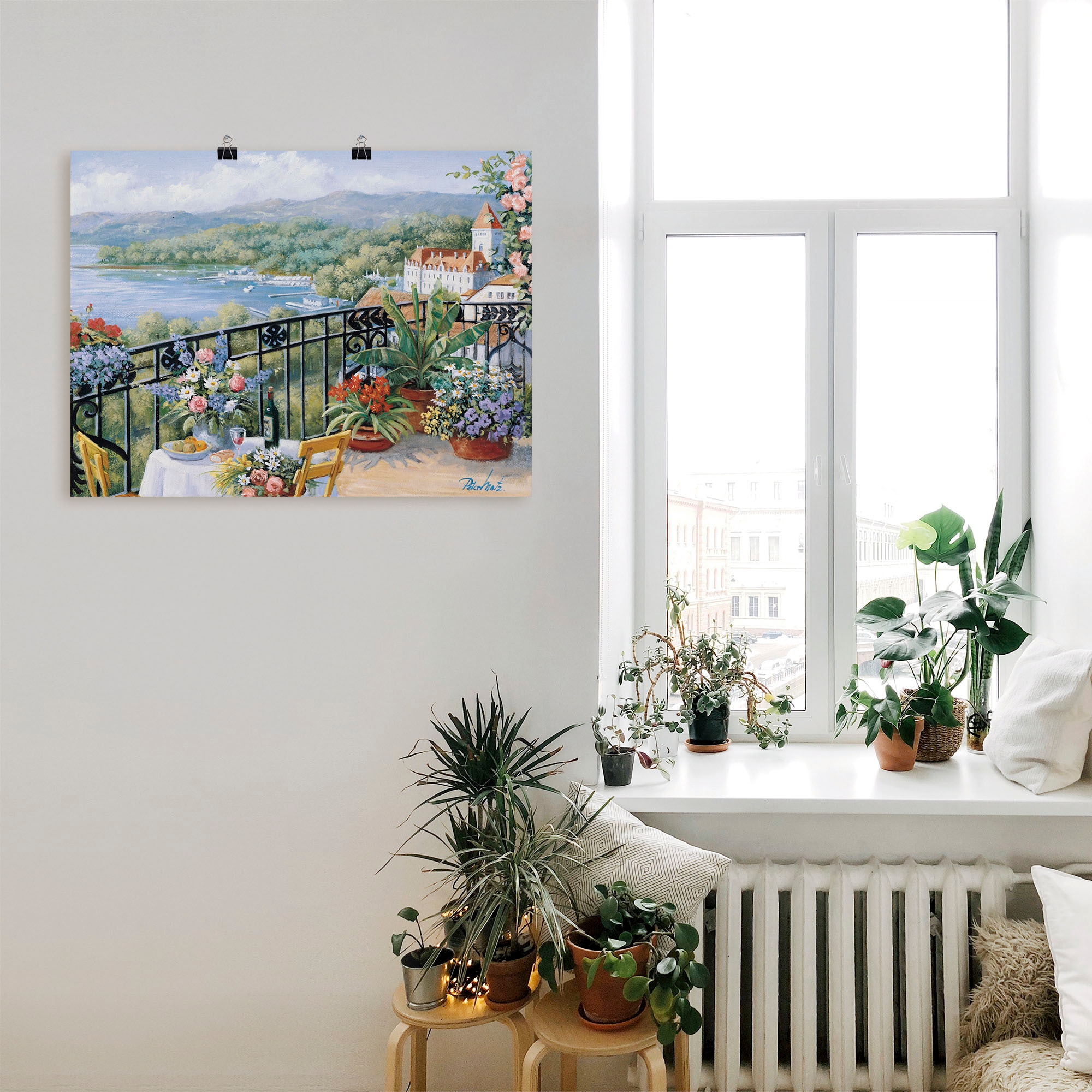 Artland Wandfolie »Unvergessliche Aussicht«, Garten, (1 St.), selbstklebend