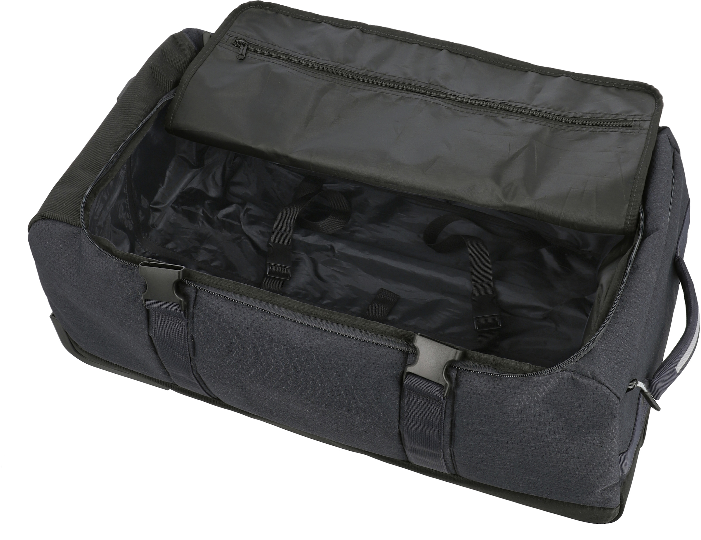 travelite Reisetasche »Kick Off L, 68 cm«, Duffle Bag Reisegepäck Sporttasche Reisebag mit Trolleyfunktion