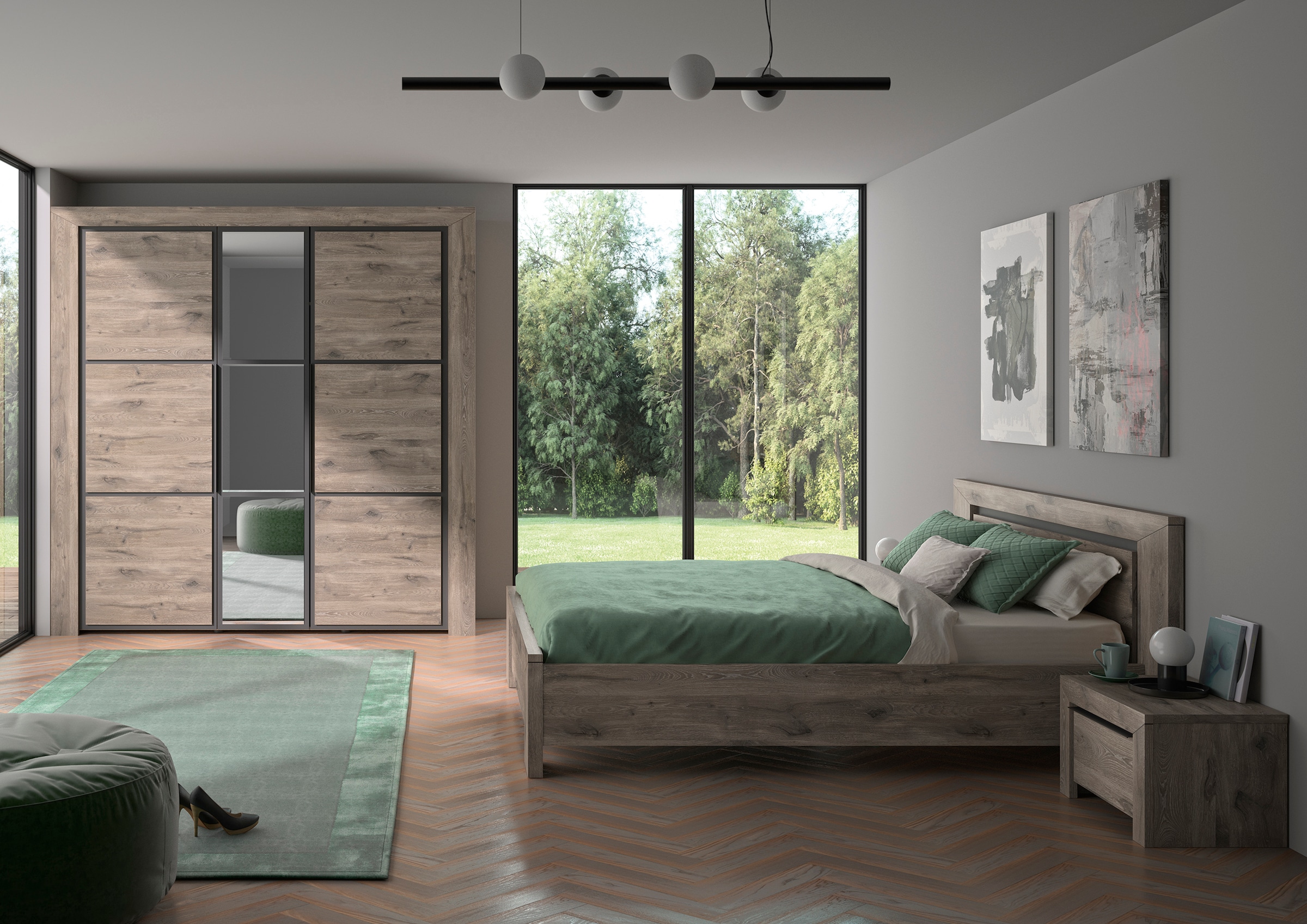 Gami Jugendzimmer-Set »Brugge« Set, 4 Stk. tlg. In 2 Farben erhältlich