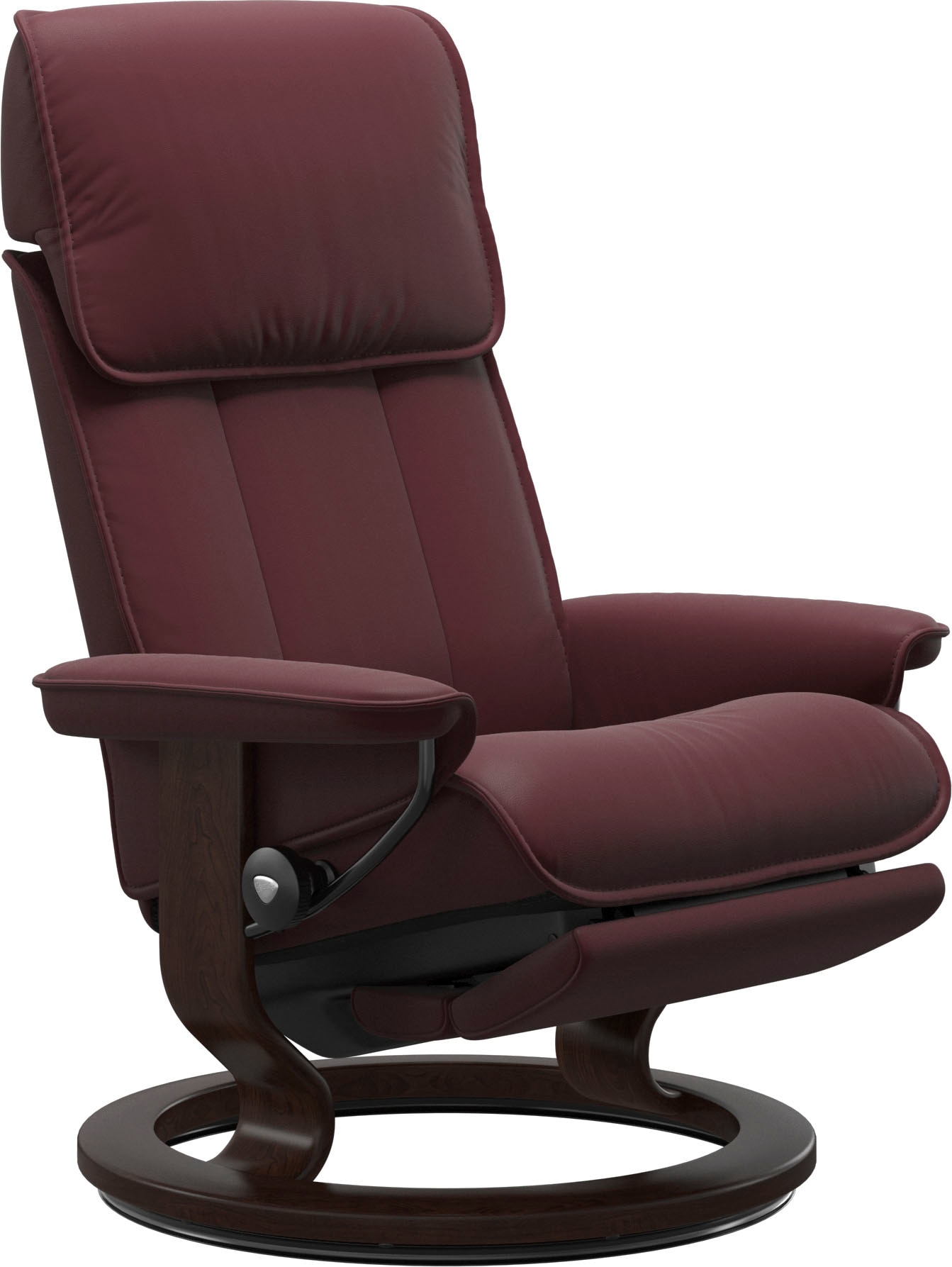 Stressless Relaxsessel "Admiral", verstellbar, optional 2-motorisch, Größe M & L, Gestell Braun