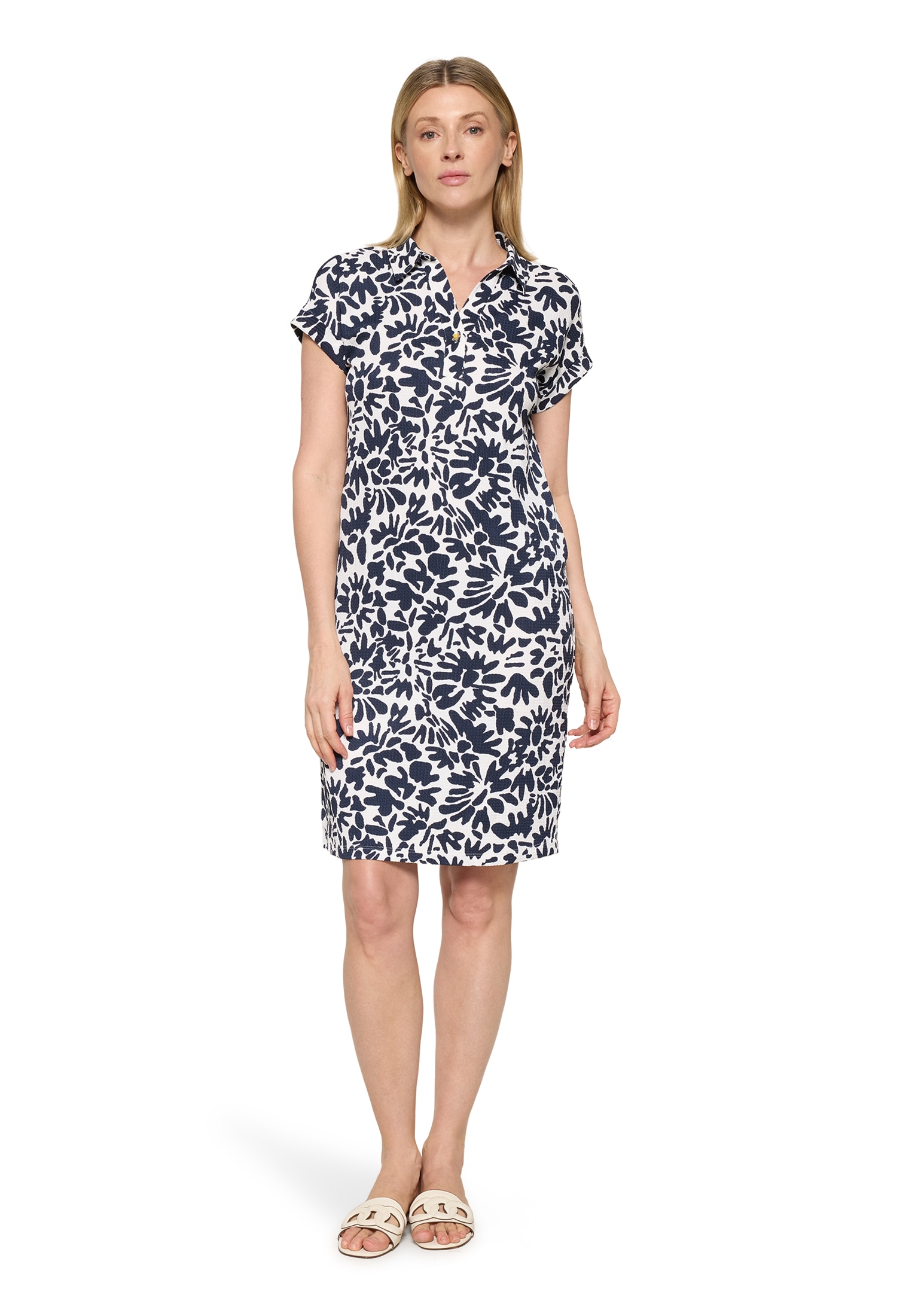 Cartoon Druckkleid »Damen mit überschnittenen Ärmeln« Ohne Tasche