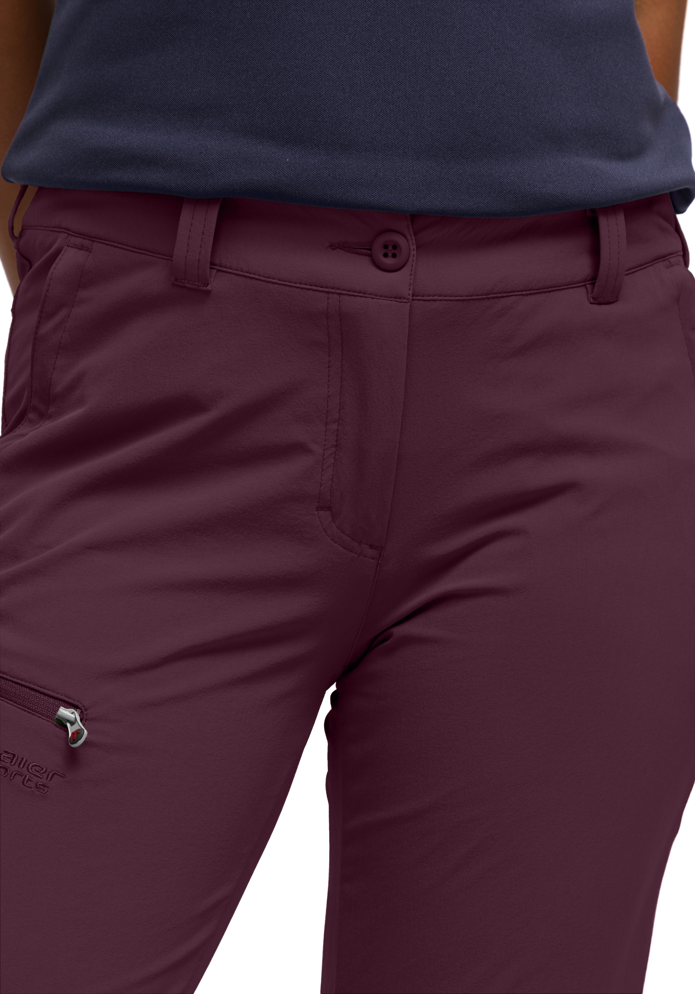 Maier Sports Funktionshose »Inara slim«  Herren Wanderhose, atmungsaktive Outdoor-Hose, 4 Taschen, Slim Fit