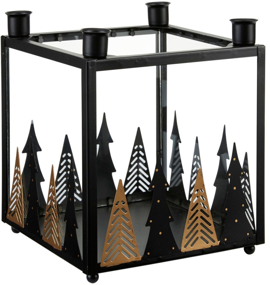 Schneider Adventsleuchter »Weihnachtsdeko«, Höhe ca. (1 23,5 und cm Glas 4-flammig, bestellen | BAUR aus St.), Metall