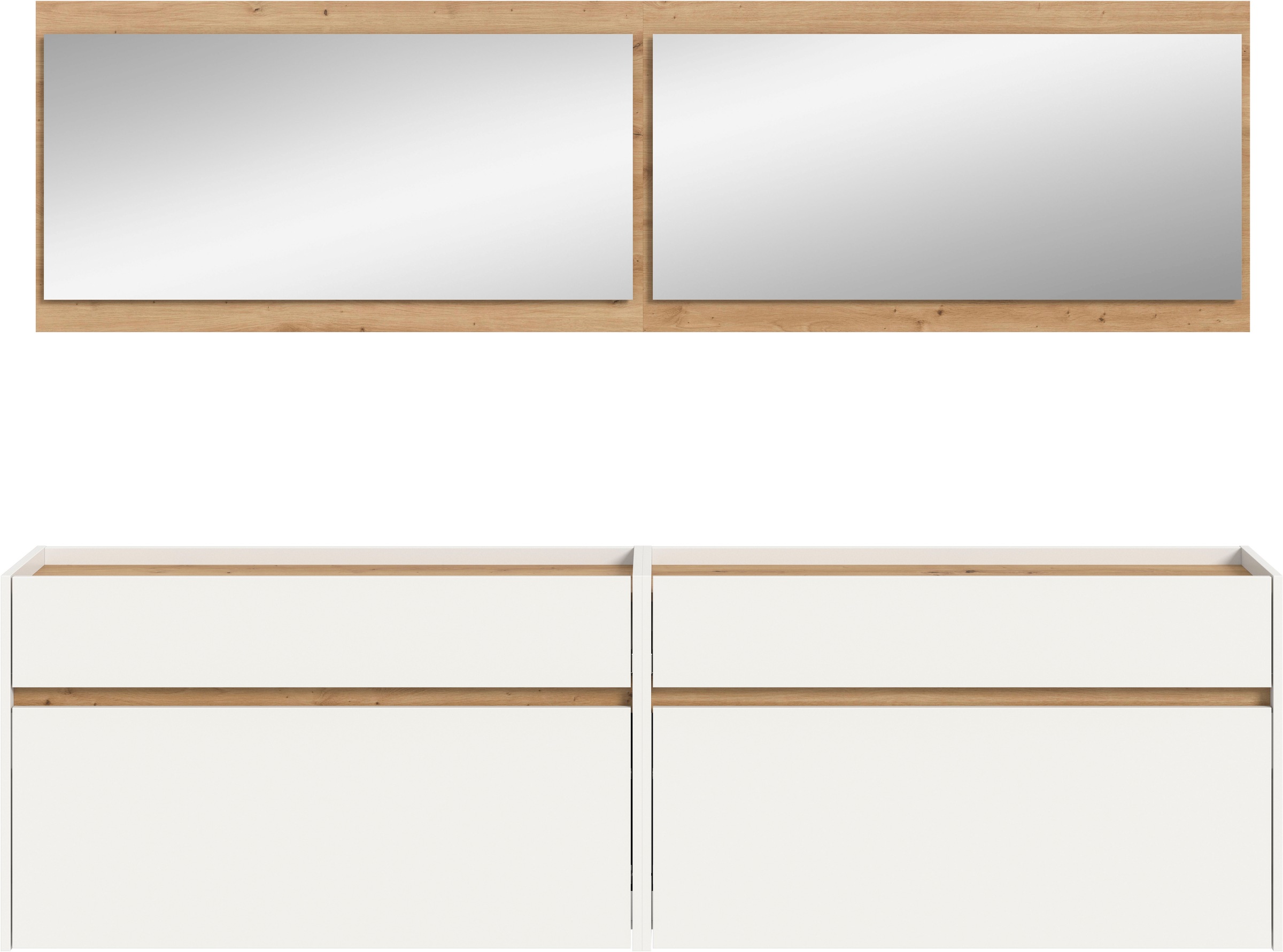 Thumbnail - INOSIGN Garderoben-Set "EVRID, 4-teilig, Breite 220 cm, individuell hängbar & erweiterbar" best. aus: 2x Kommode und 2x ...