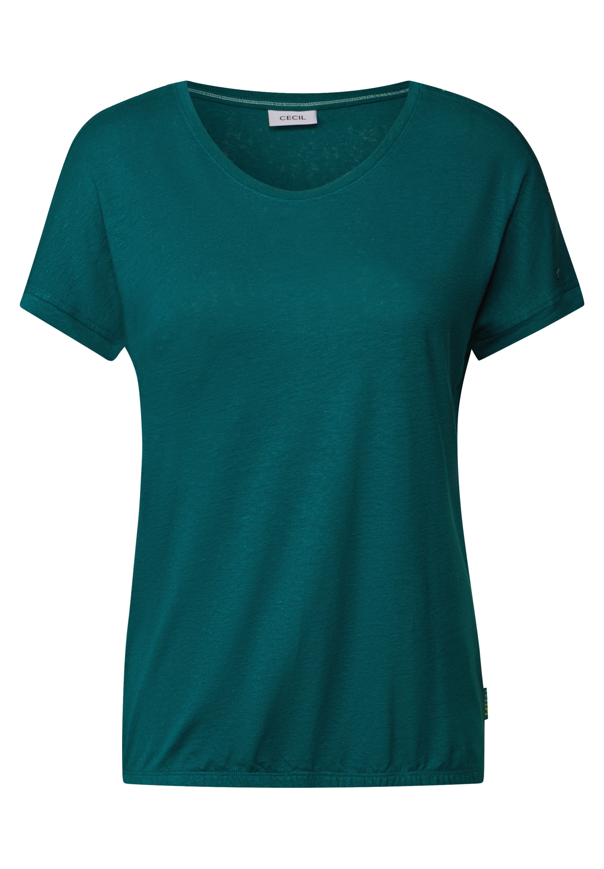 Cecil T-Shirt, mit Elastiksaum