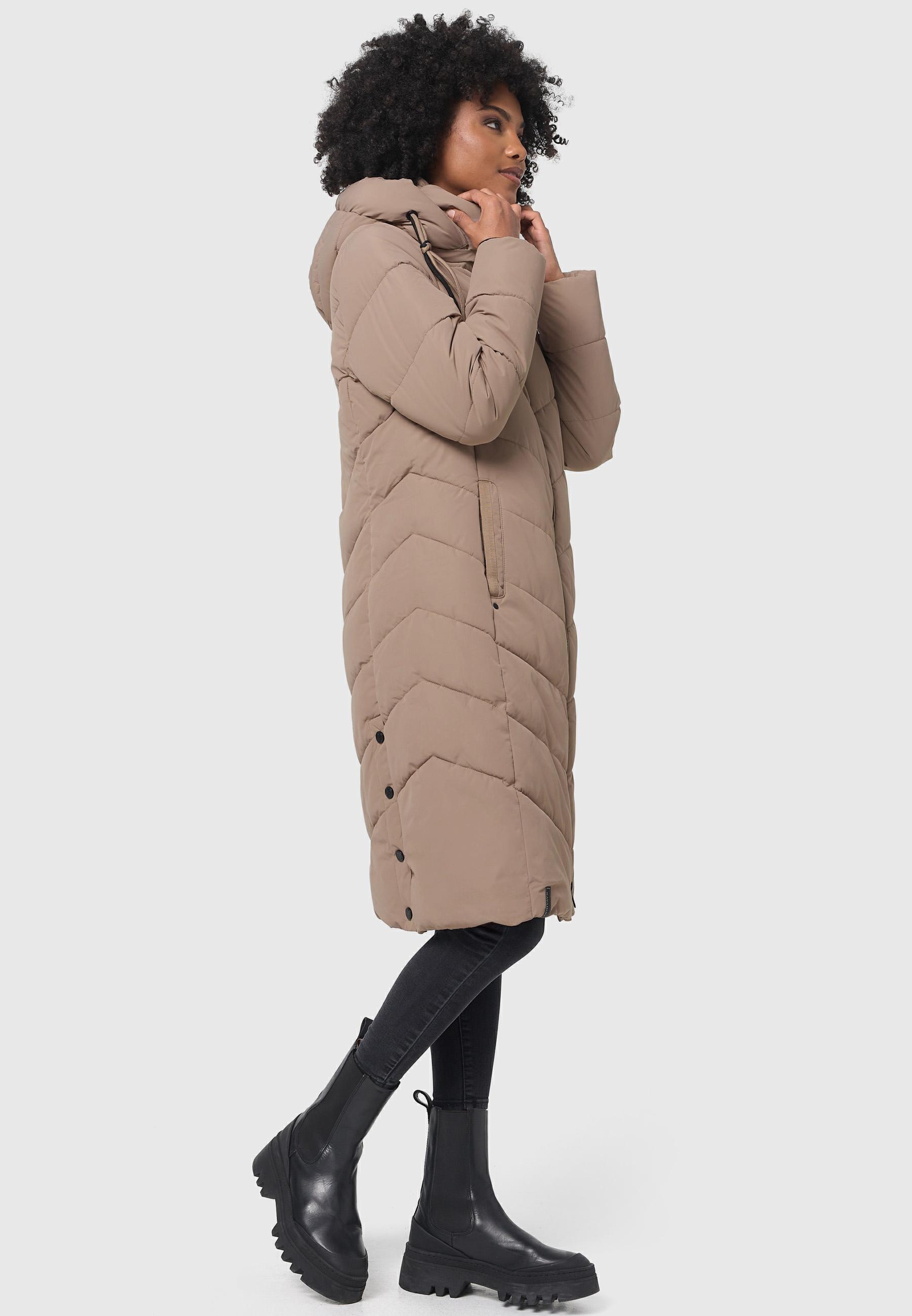 Navahoo Steppmantel »Sahnekatzii XIV«, Schicker Wintermantel mit kuschlig warm wattiertem Kragen