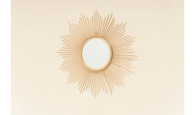 Leonique Wandspiegel »Brooklyn, gold«, Dekospiegel, Wanddeko, Sonne, Ø 50 cm, Rahmen... kaufen