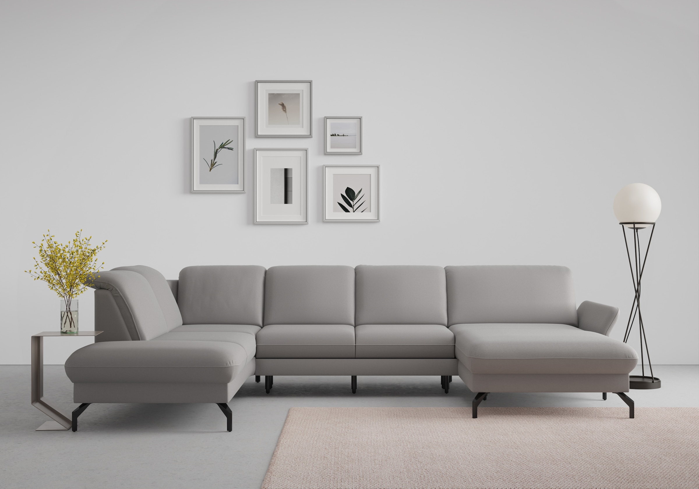 sit&more Wohnlandschaft "Fashion U-Form" wahlweise mit Kopfteilverstellung, günstig online kaufen