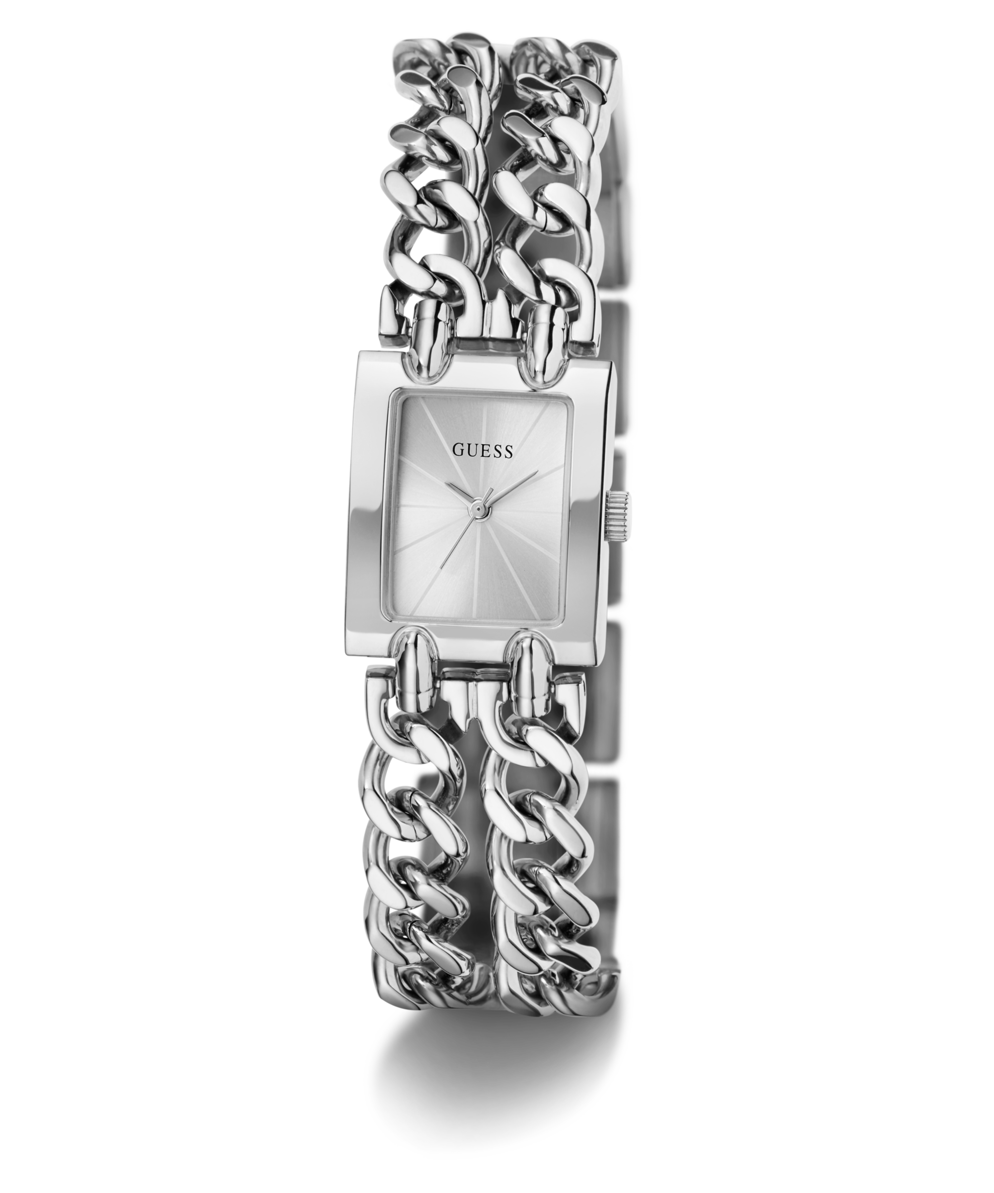 Guess Quarzuhr »MICRO MOD« Armbanduhr, Damenuhr, Edelstahlarmband, analog
