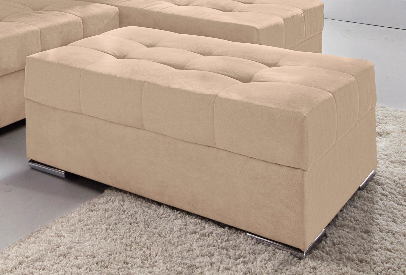 COLLECTION AB Polsterhocker "Josy, B: 97 cm" individuell zu kombinieren, Fe günstig online kaufen