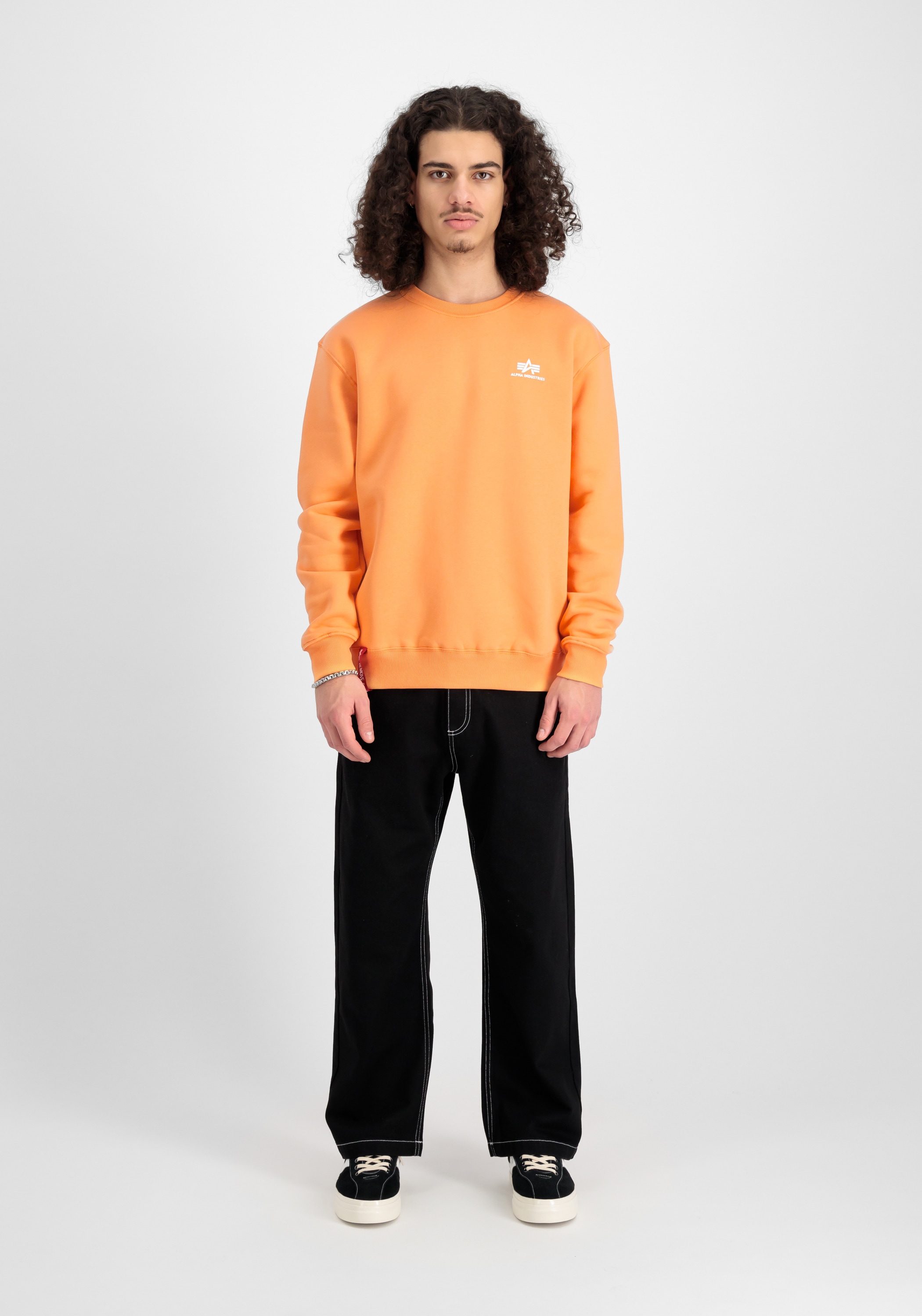 Alpha Industries Sweater "Alpha Industries Men - Sweatshirts Basic Sweater Small Logo"