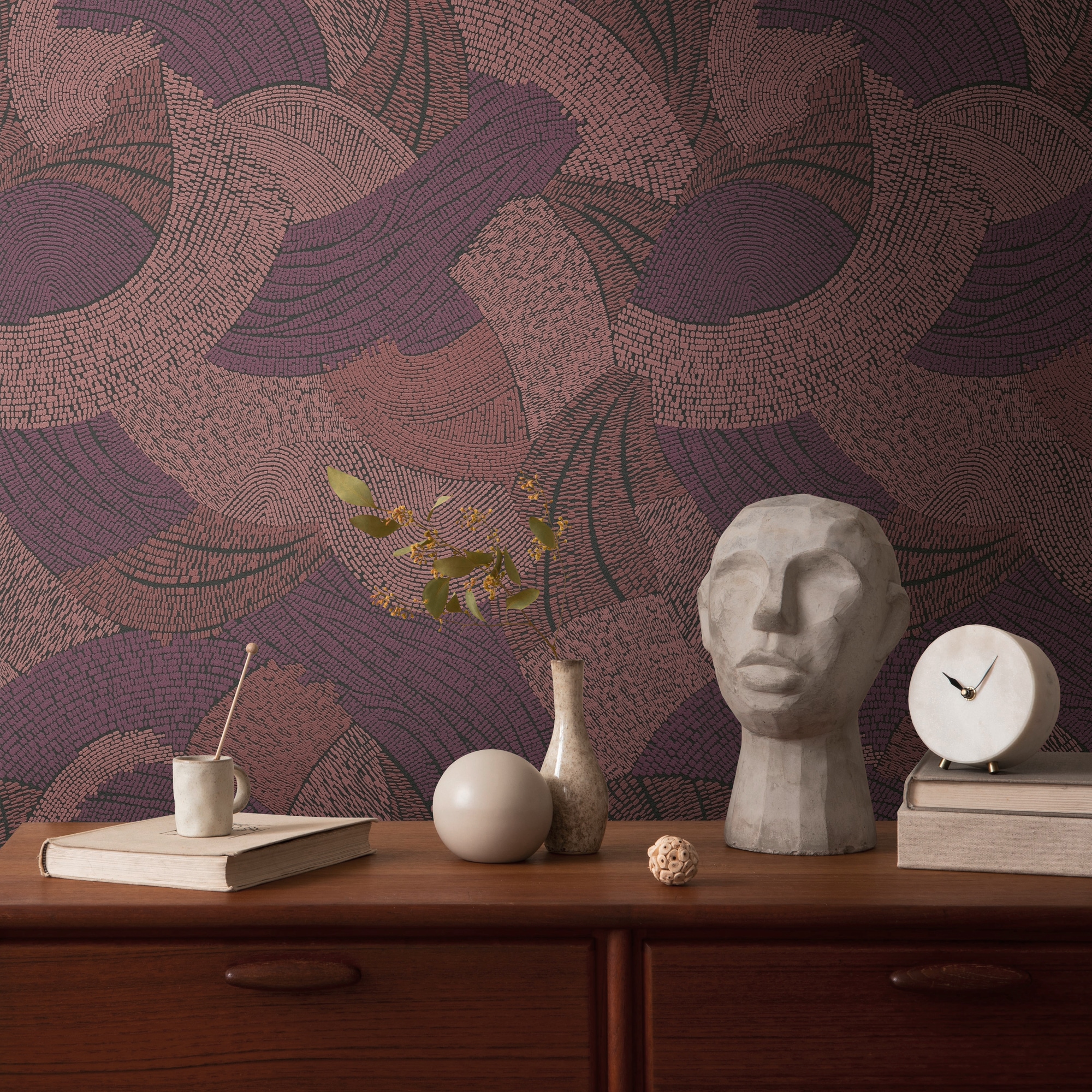 A.S. Création Vliestapete "French Affair Grafik-Tapete Mustertapete Struktur Steinoptik" Matt Strukturiert Vliestapete Geometrisch Für Schlafzimmer