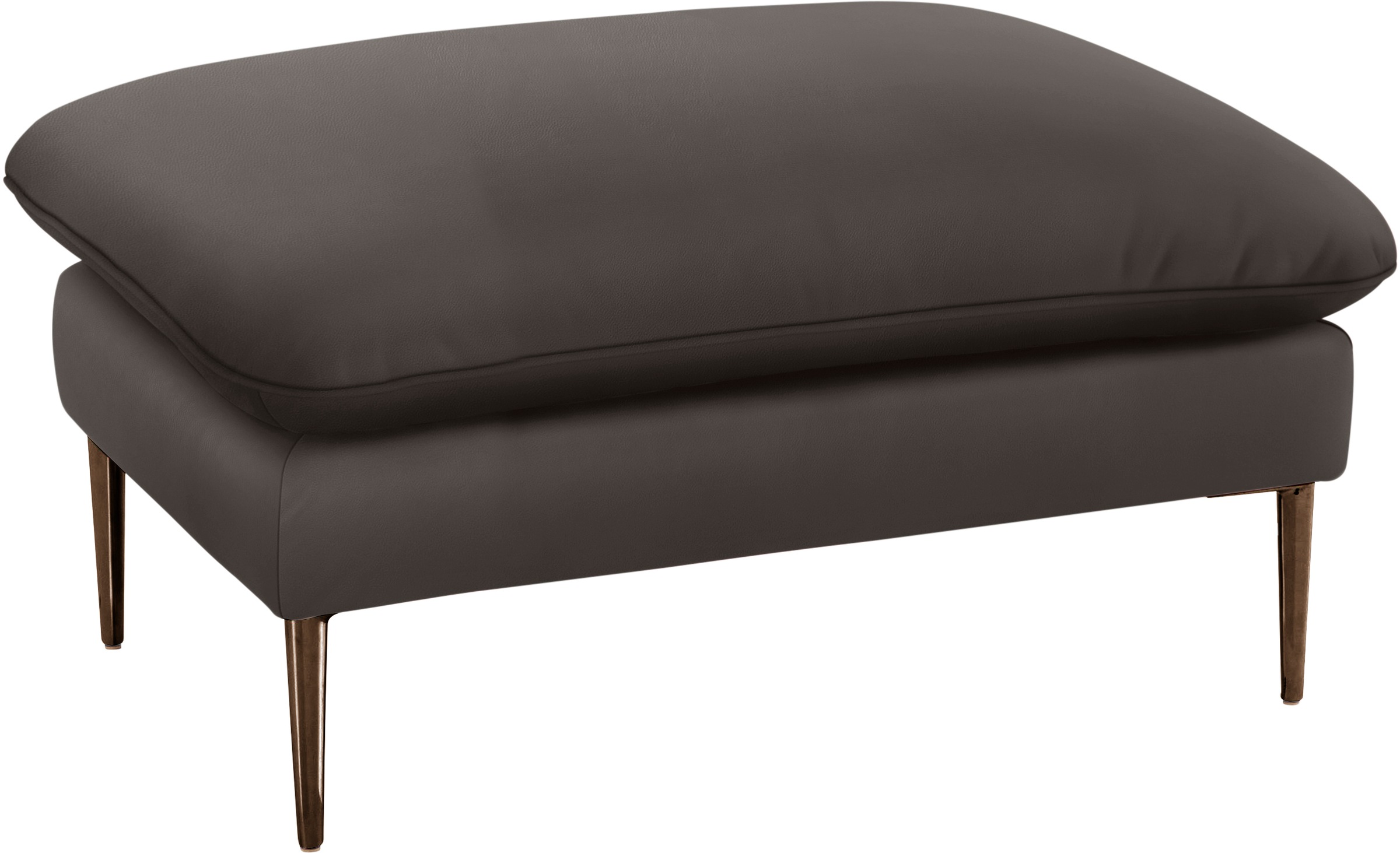W.SCHILLIG Hocker »enjoy&MORE«, Füße bronze pulverbeschichtet, Breite 106 cm