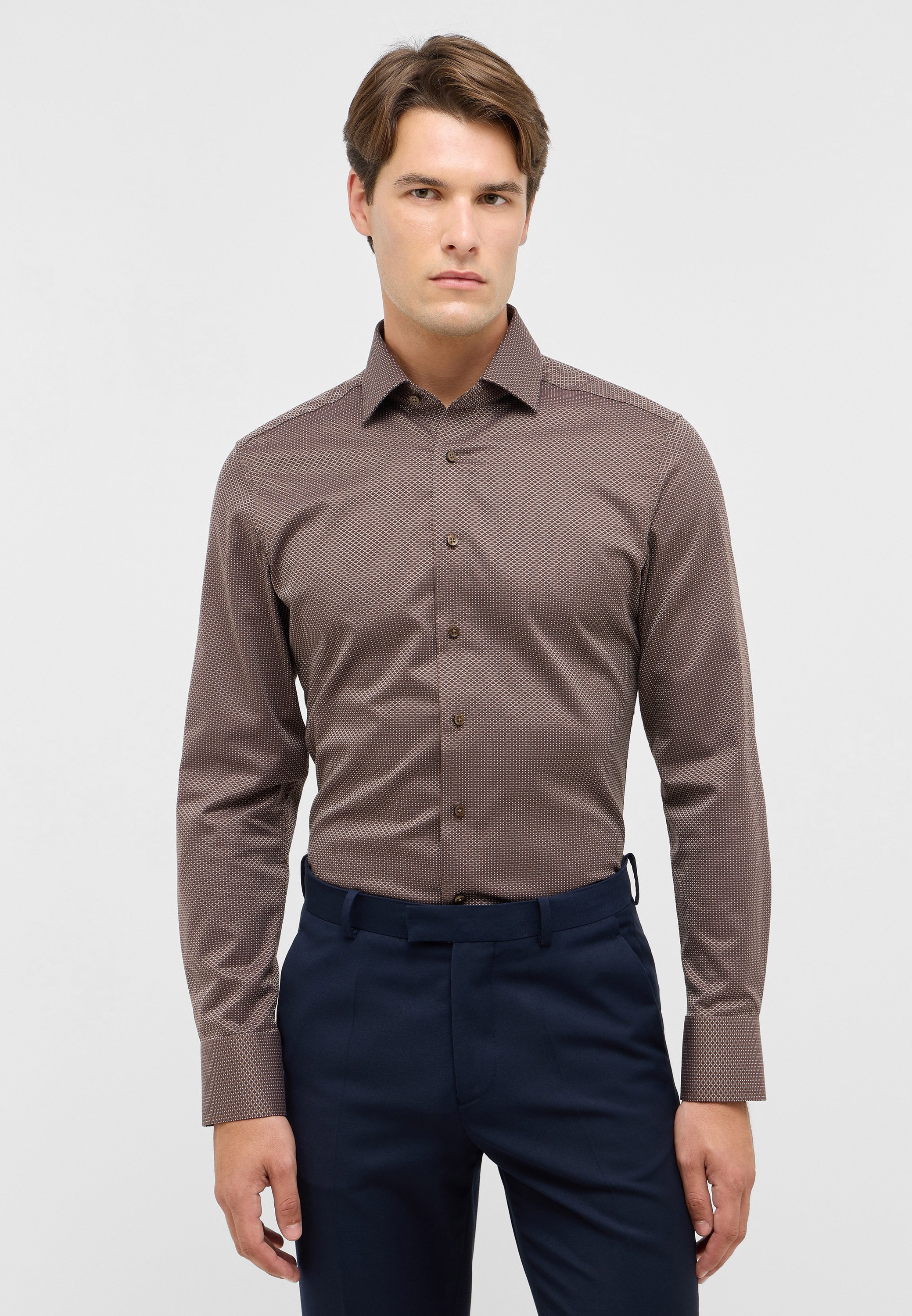 Eterna Langarmhemd "SLIM FIT", NON IRON (bügelfrei) günstig online kaufen
