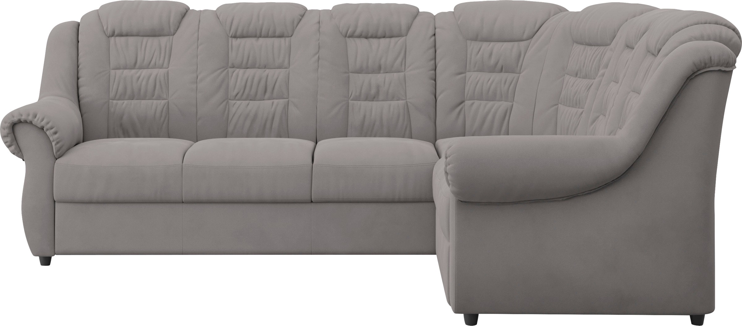 Home affaire Ecksofa »Boston L-Form«, mit hoher Rückenlehne, optional mit Bettfunktion und Stauraum