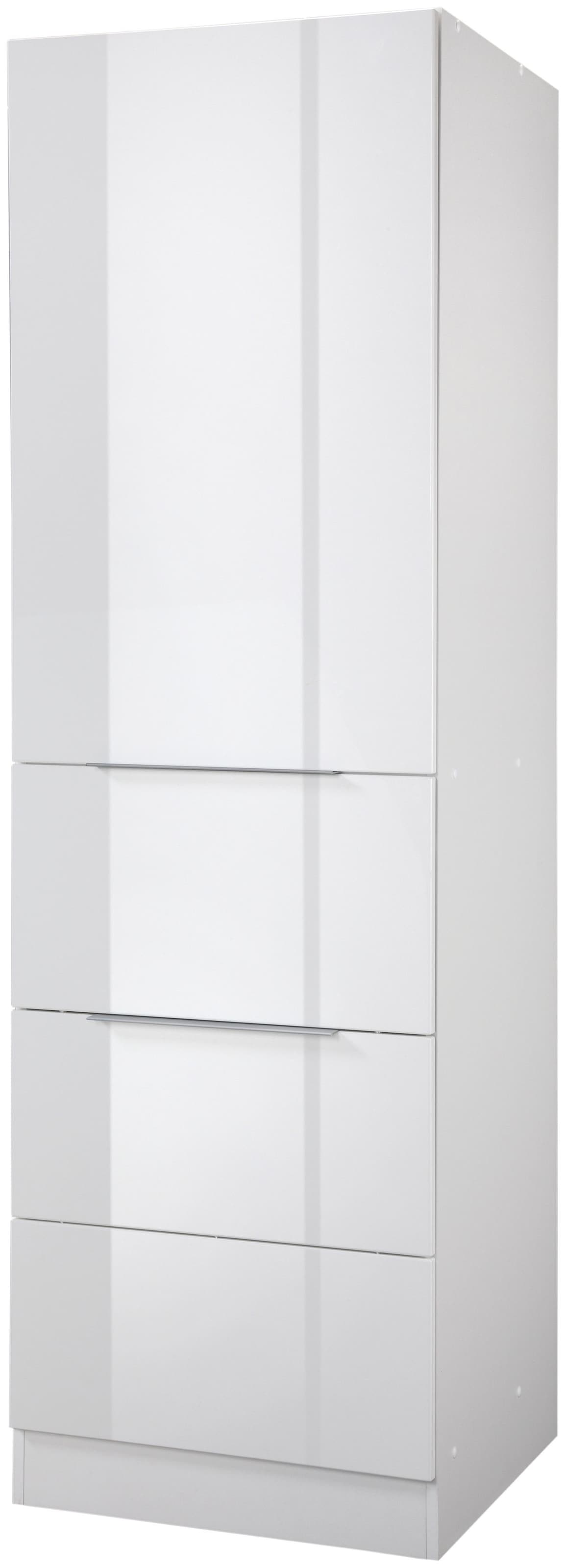 KOCHSTATION Seitenschrank "KS-Brindisi", 60 cm breit, 200 cm hoch, viel Stauraum