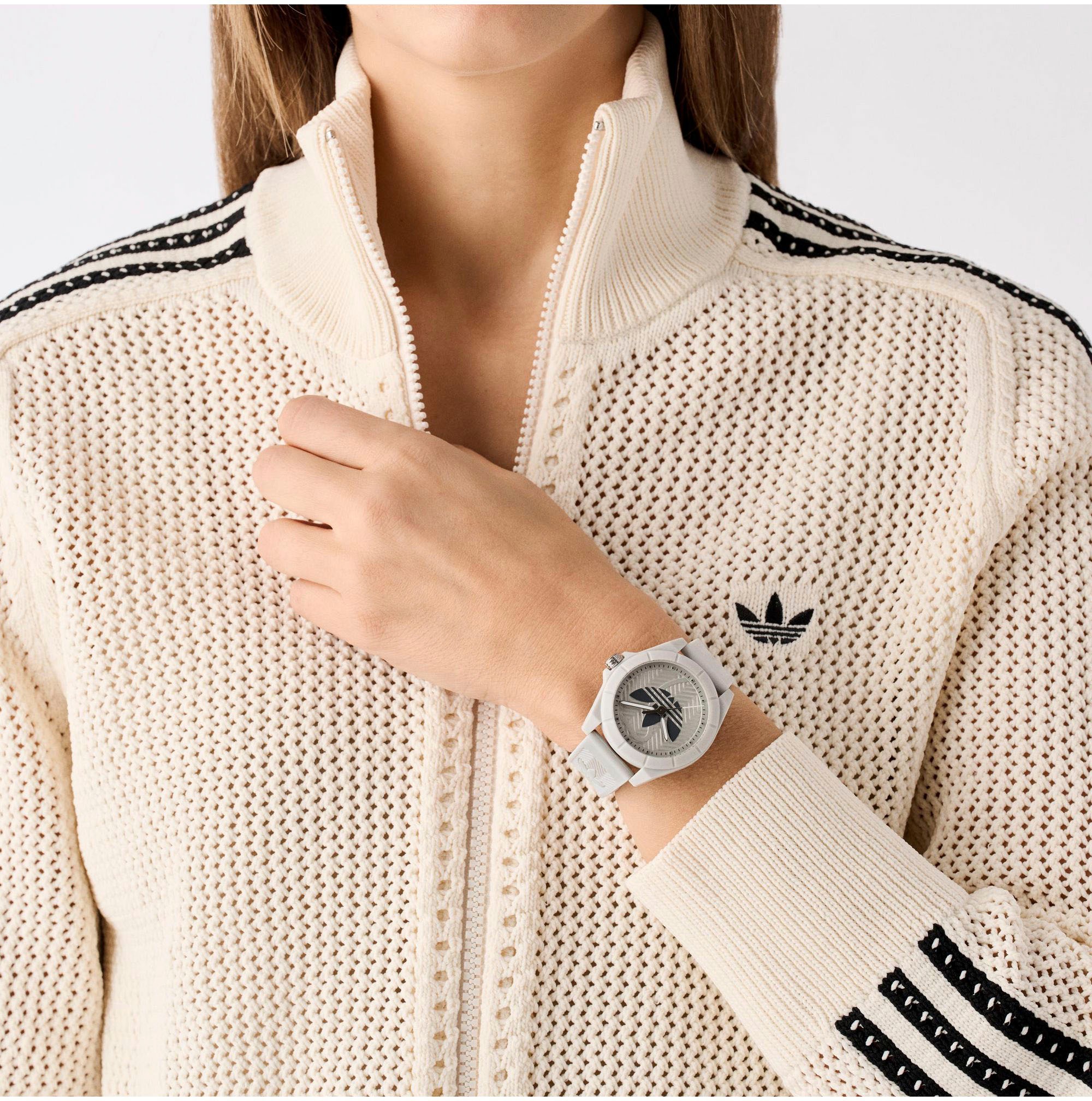 adidas Originals Quarzuhr »PROJECT FOUR«, Armbanduhr, Herrenuhr, Damenuhr,Resinarmband,wasserabweisend bis 5 bar