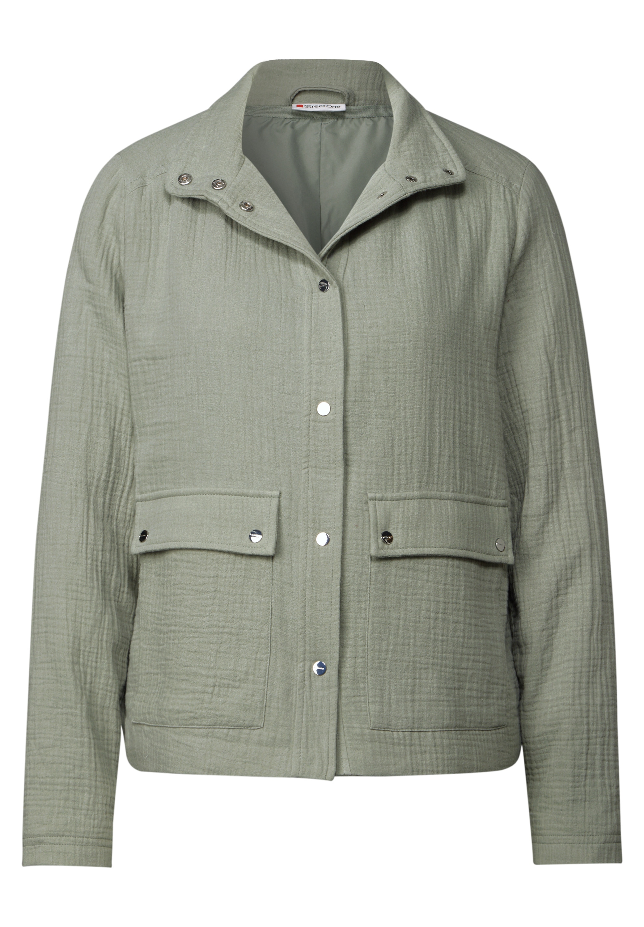 STREET ONE Kurzjacke, ohne Kapuze, mit Knopfleiste