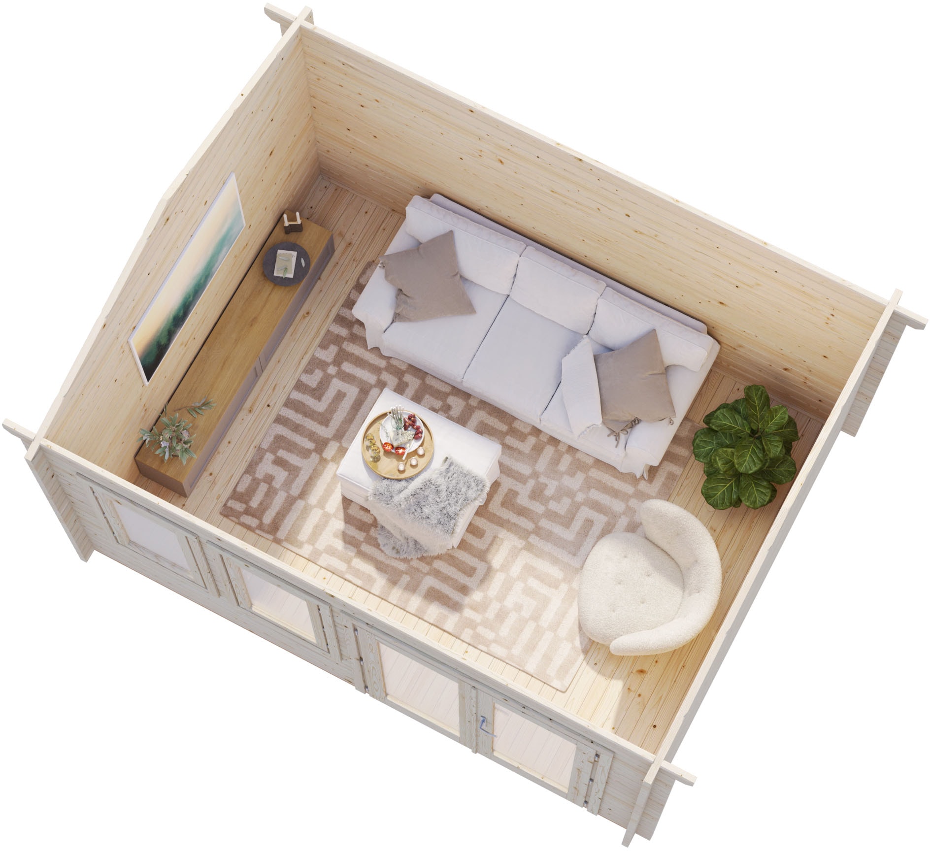 Palmako Gartenhaus »Iris« verschiedene Farben