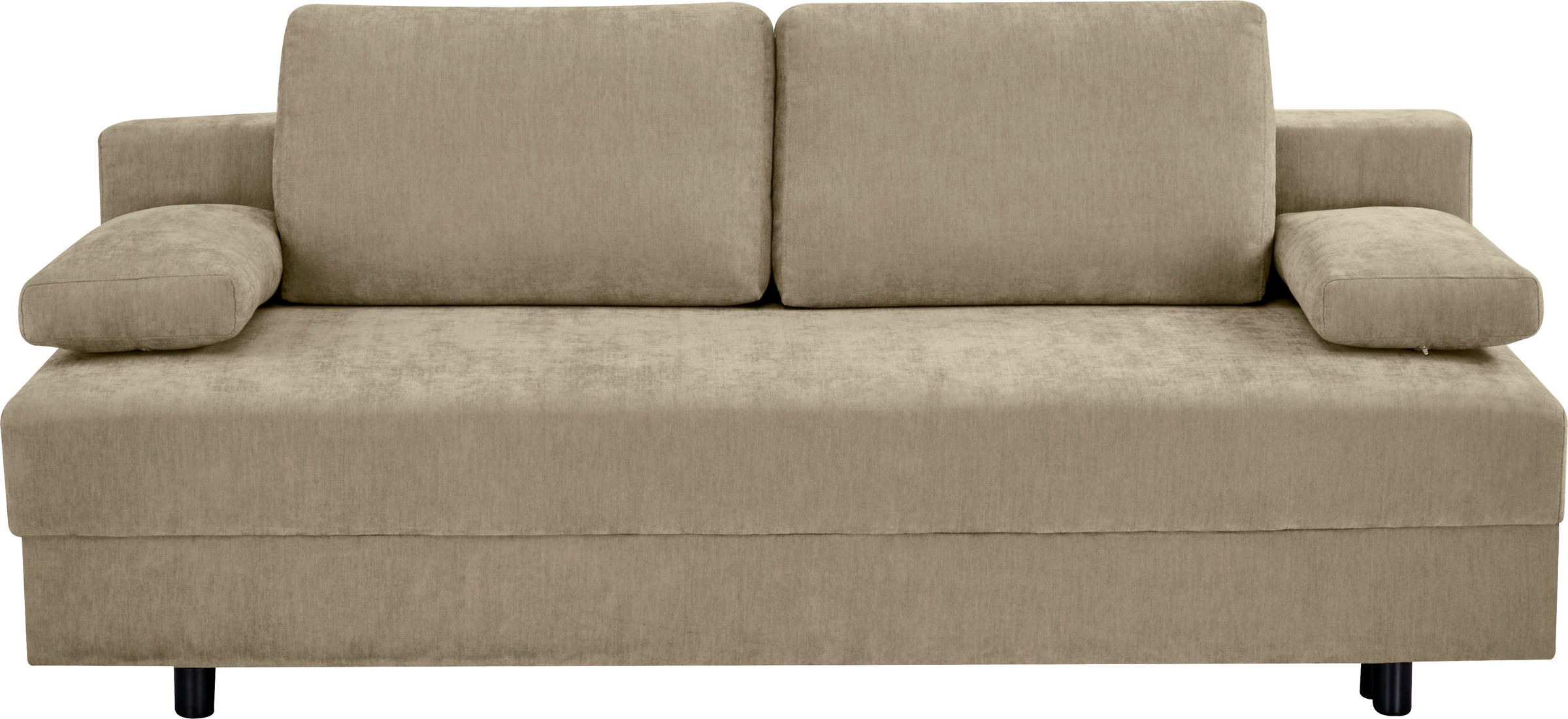 OTTO home Schlafsofa »ONNIKO, Breite: 192 cm, Liegefläche 121x192 cm, Feinstruktur-Bezug« mit Bettfunktion & Bettkasten