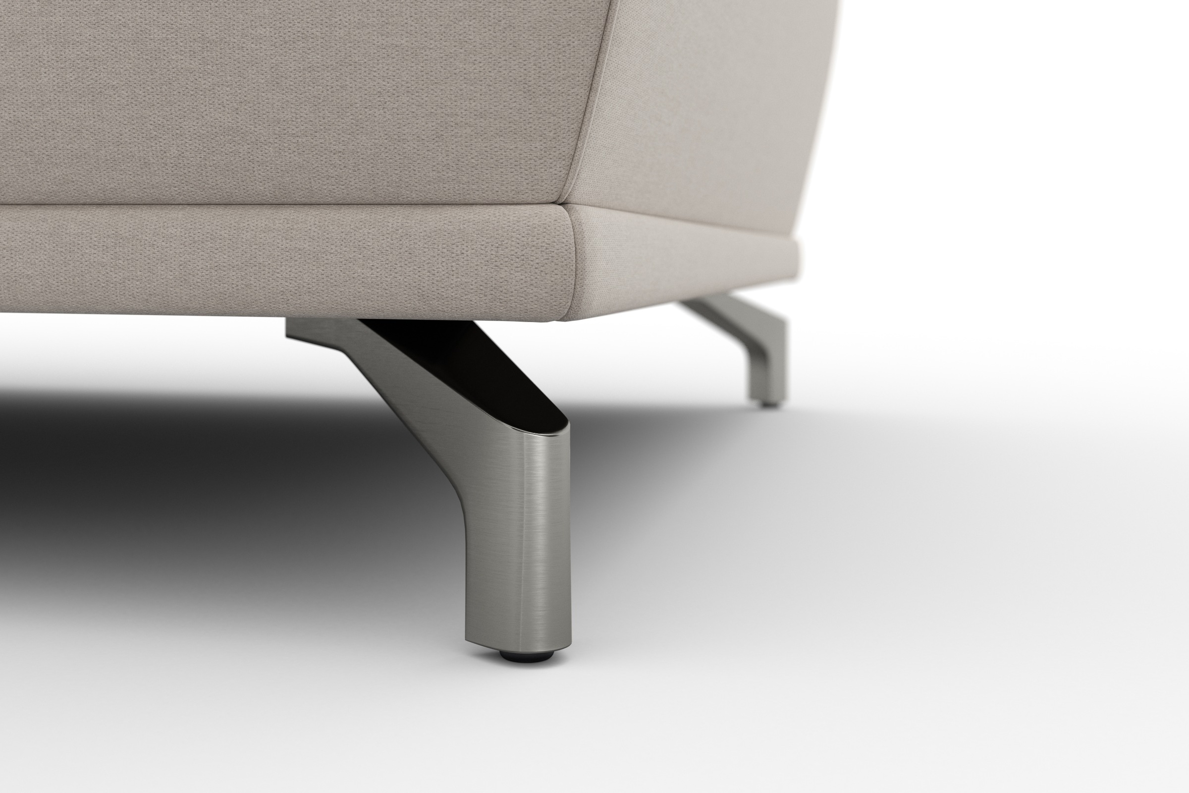 sit&more Ecksofa »Cabrio L-Form, mit Sitztiefenverstellung, Arm- und Kopfteilverstellung«, 2 Nierenkissen, Federkern, optional Bettfunktion und Stauraum