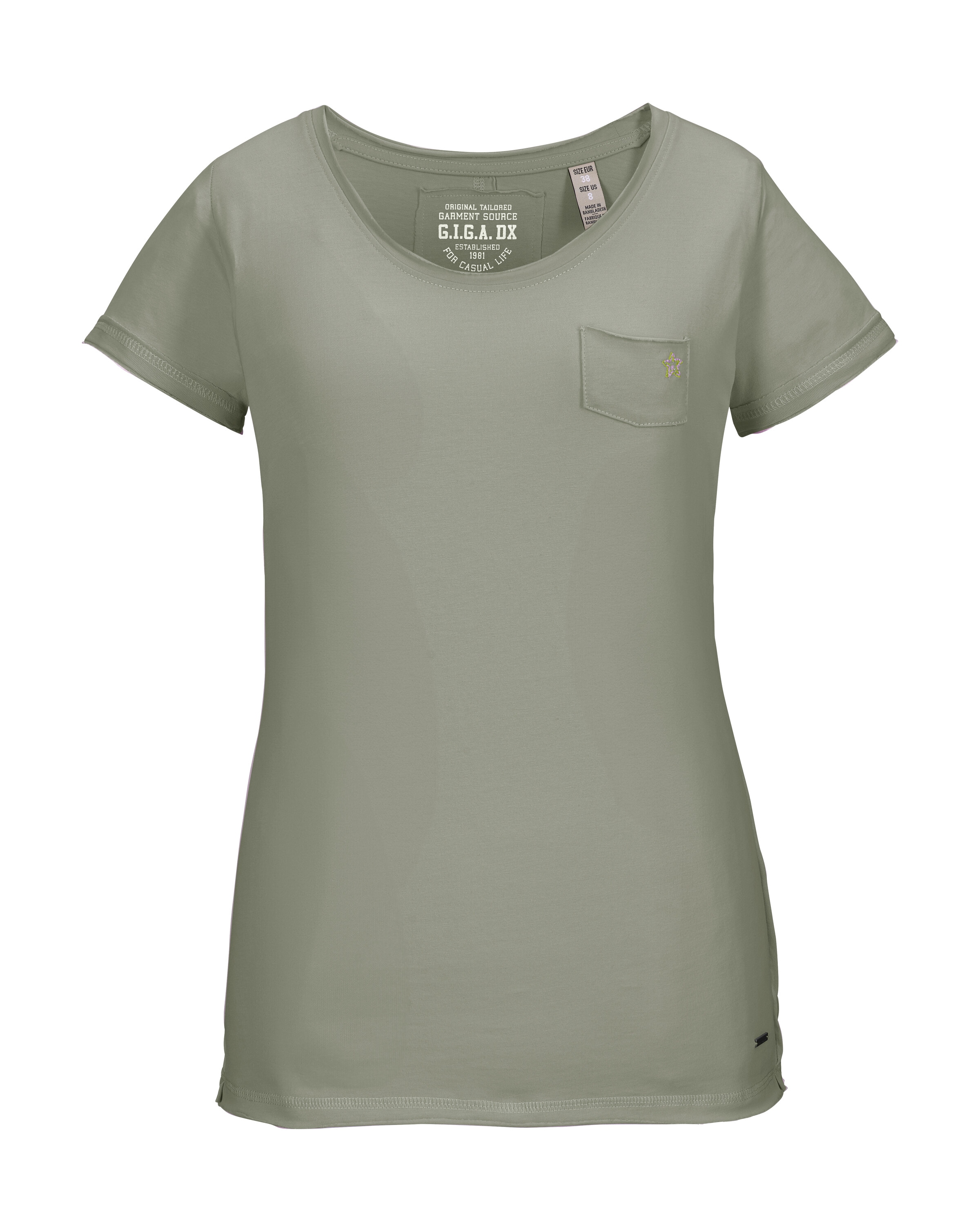 G.I.G.A. DX by killtec T-Shirt "GS 23 WMN TSHRT" 100% Baumwolle, Carbon Fin günstig online kaufen