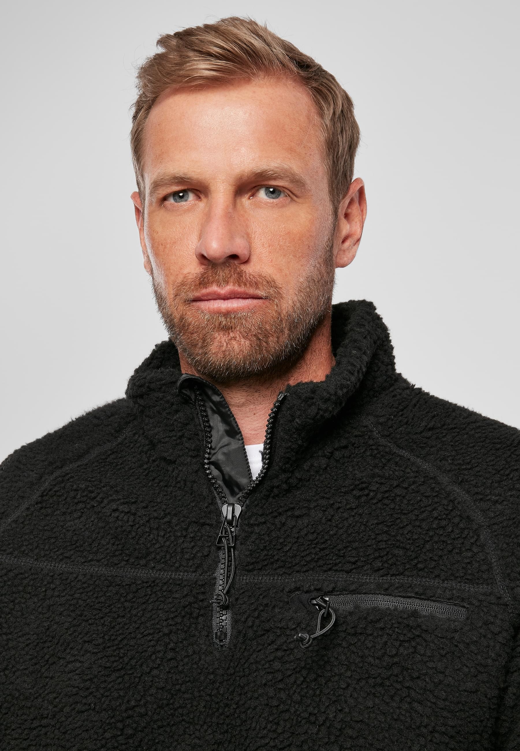 Brandit Sweatjacke »Brandit Herren Teddyfleece Troyer«