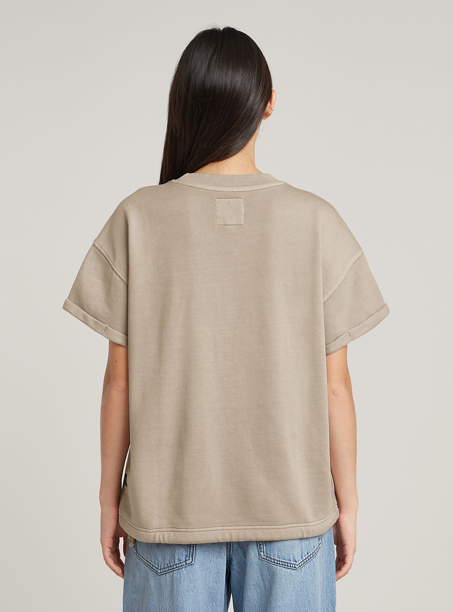 G-Star Overdyed Seam Details Sweatshirt Brick L 4