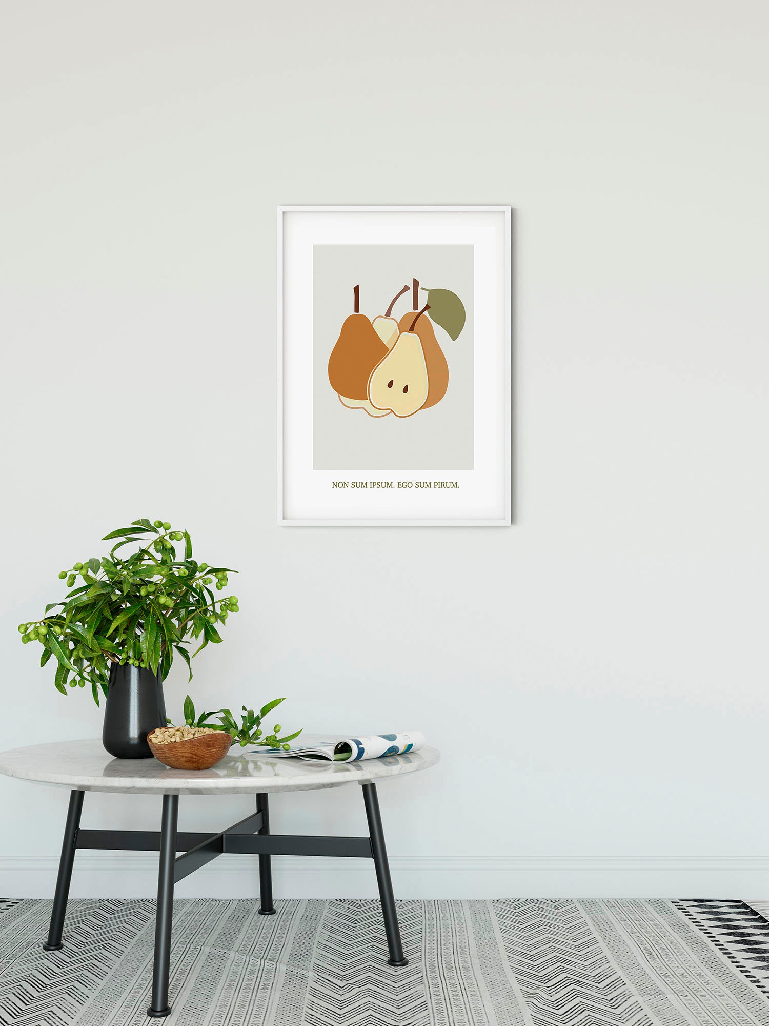 Komar Bild »Cultivated Pears« Natur 1 Stk. tlg. Wandbild zur Dekoration - ohne Rahmen