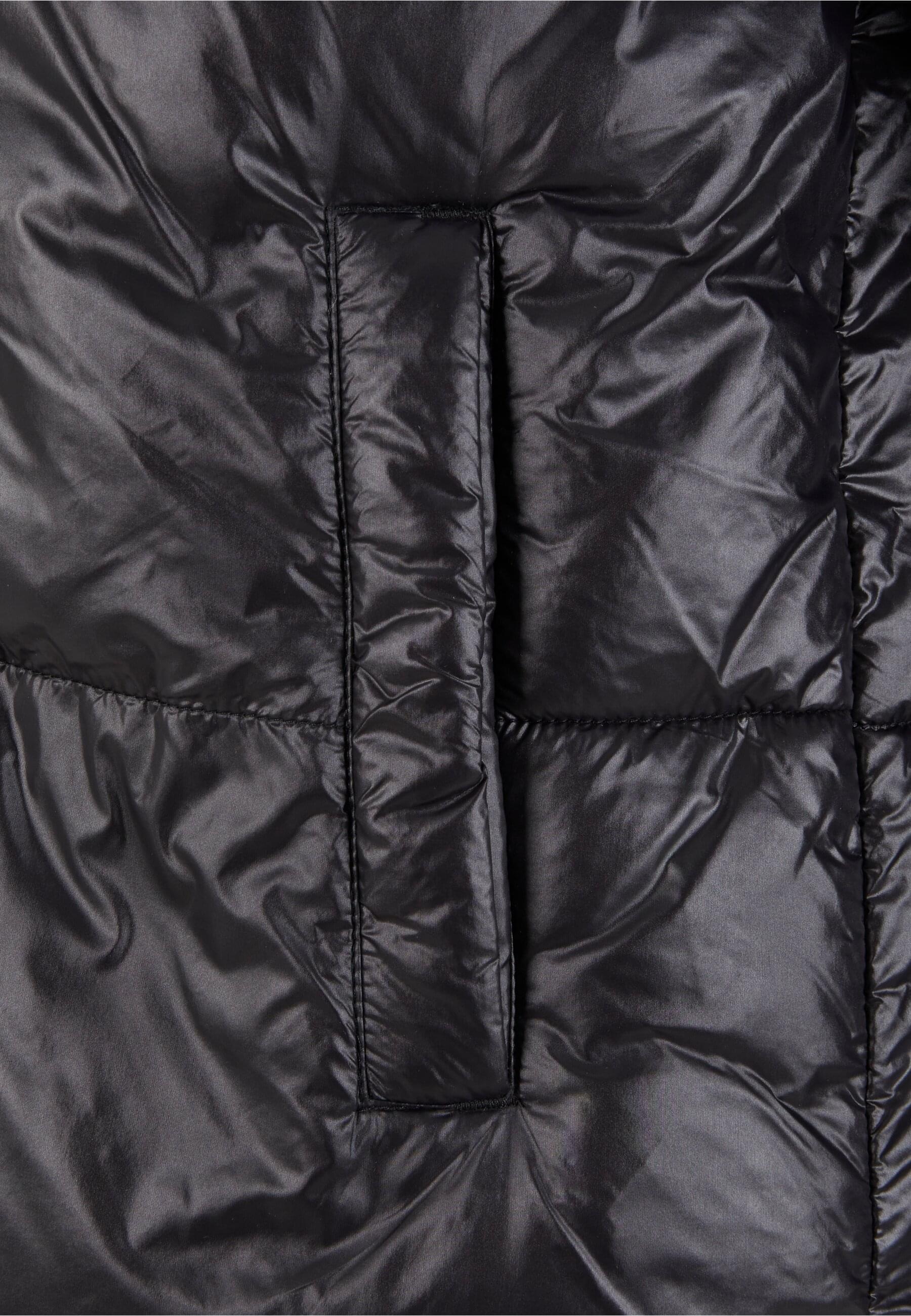 URBAN CLASSICS Winterjacke »Urban Classics Ladies Recycled Short Shiny Puffer Jacket«, (1 St.), ohne Kapuze