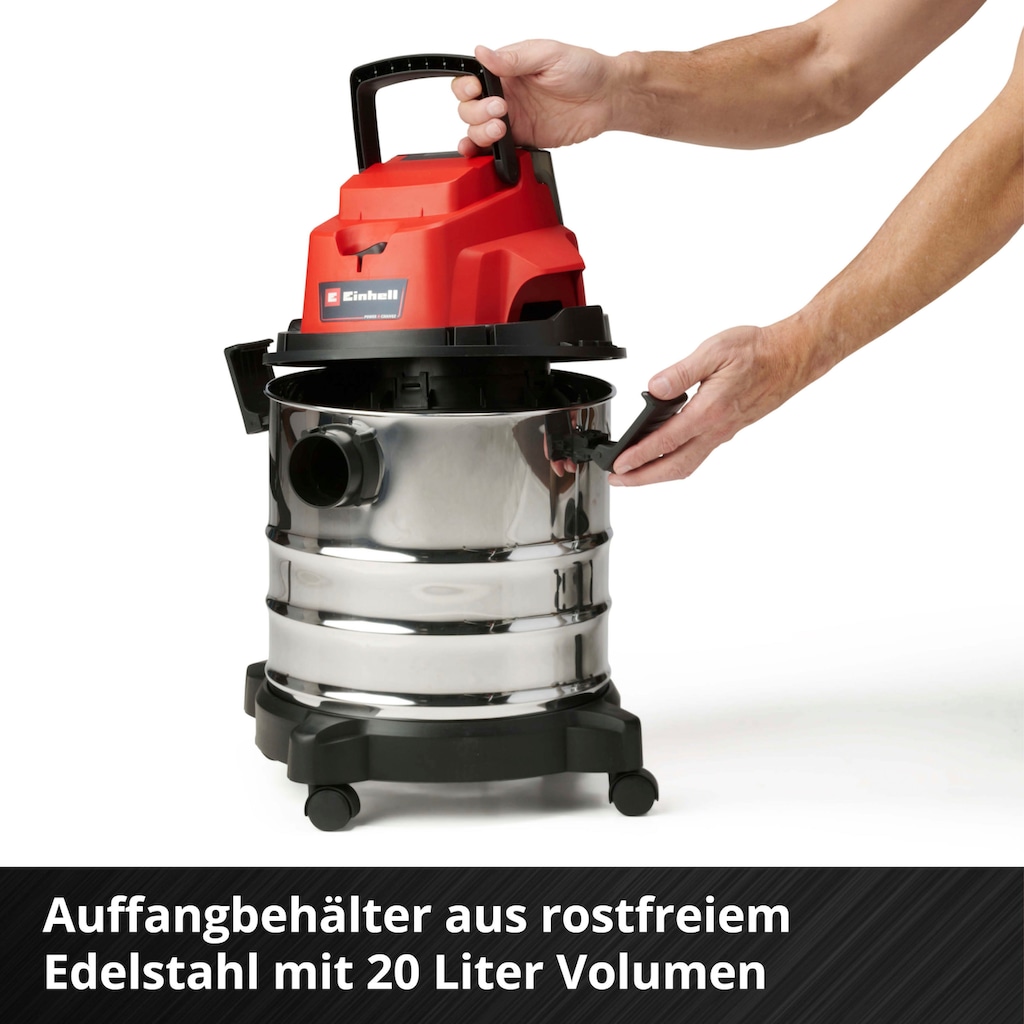 Einhell Nass-Trocken-Akkusauger »TC-VC 18/20 Li S - Solo«