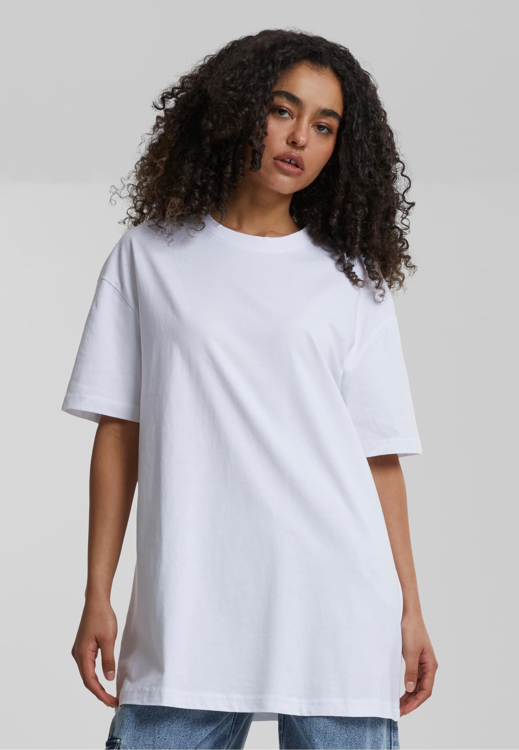 URBAN CLASSICS T-Shirt »Urban Classics Damen Ladies Oversized Boyfriend Tee«, (1 tlg.)