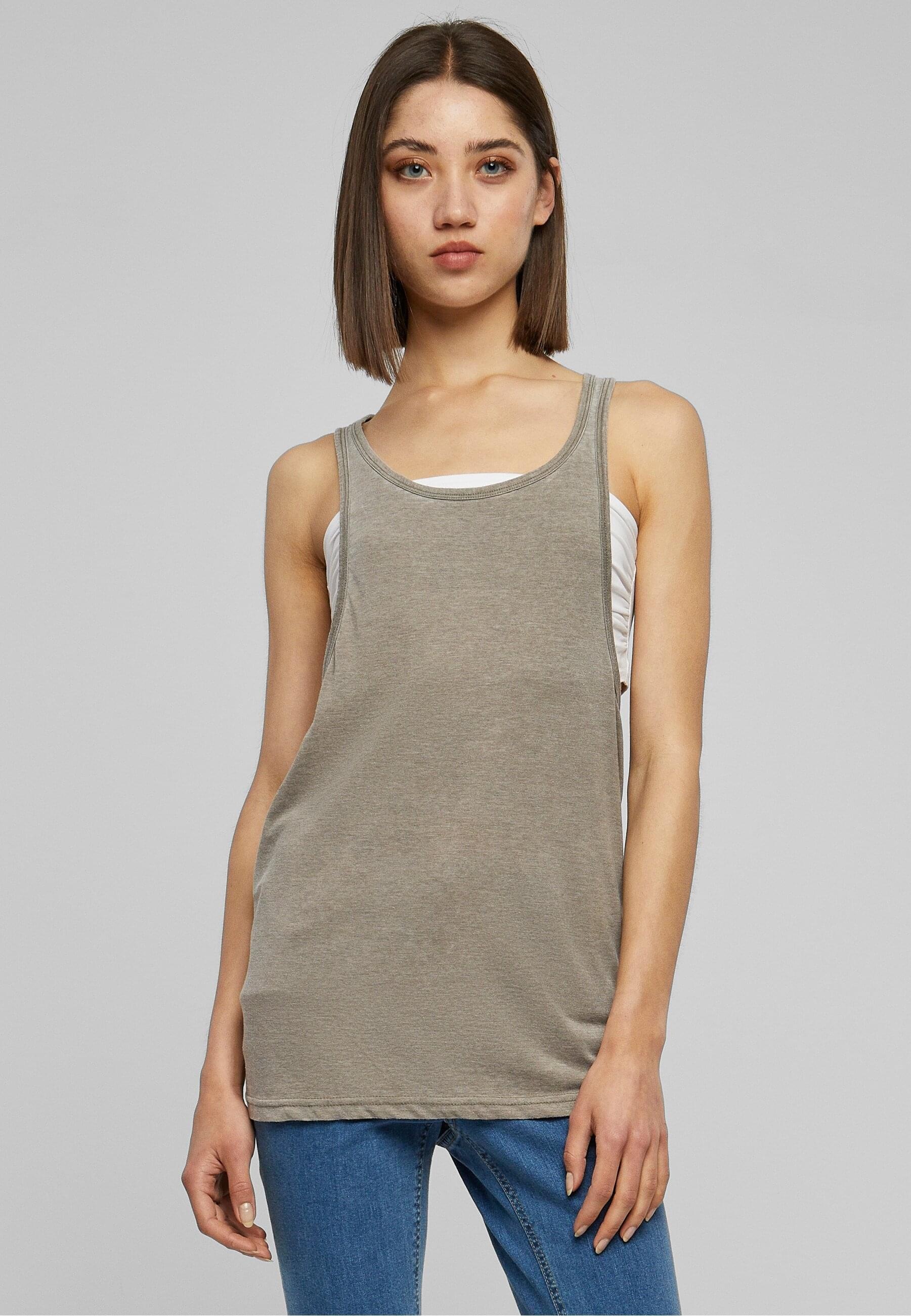 URBAN CLASSICS Muskelshirt »Urban Classics Damen Ladies Loose Burnout Tank«, (1 tlg.)
