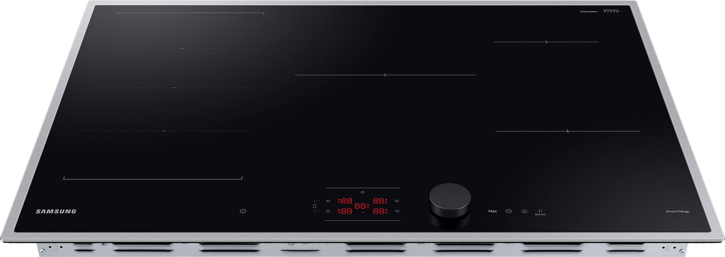 Samsung Flex-Induktions-Kochfeld »NZ85C6058HK/U1«, Mehr Flexibilität und viel Platz deine Pfannen & Töpfe. Mit WiFi