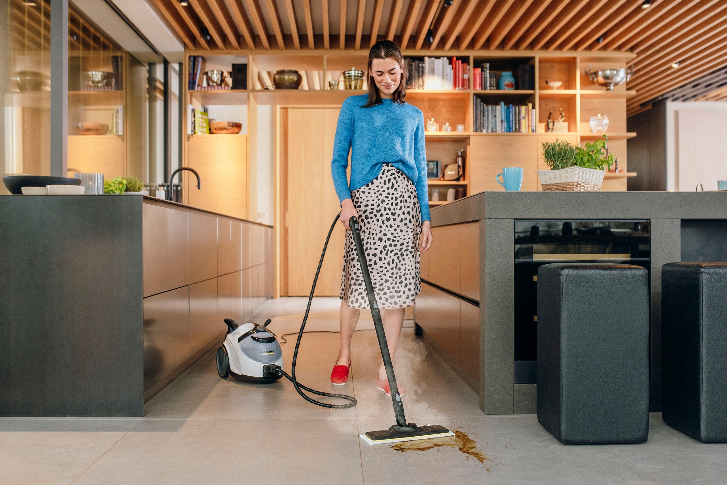 KÄRCHER Dampfreiniger "SC 5 EASYFIX IRON" mit Dampfdruck-Bügeleisen, VapoHy günstig online kaufen