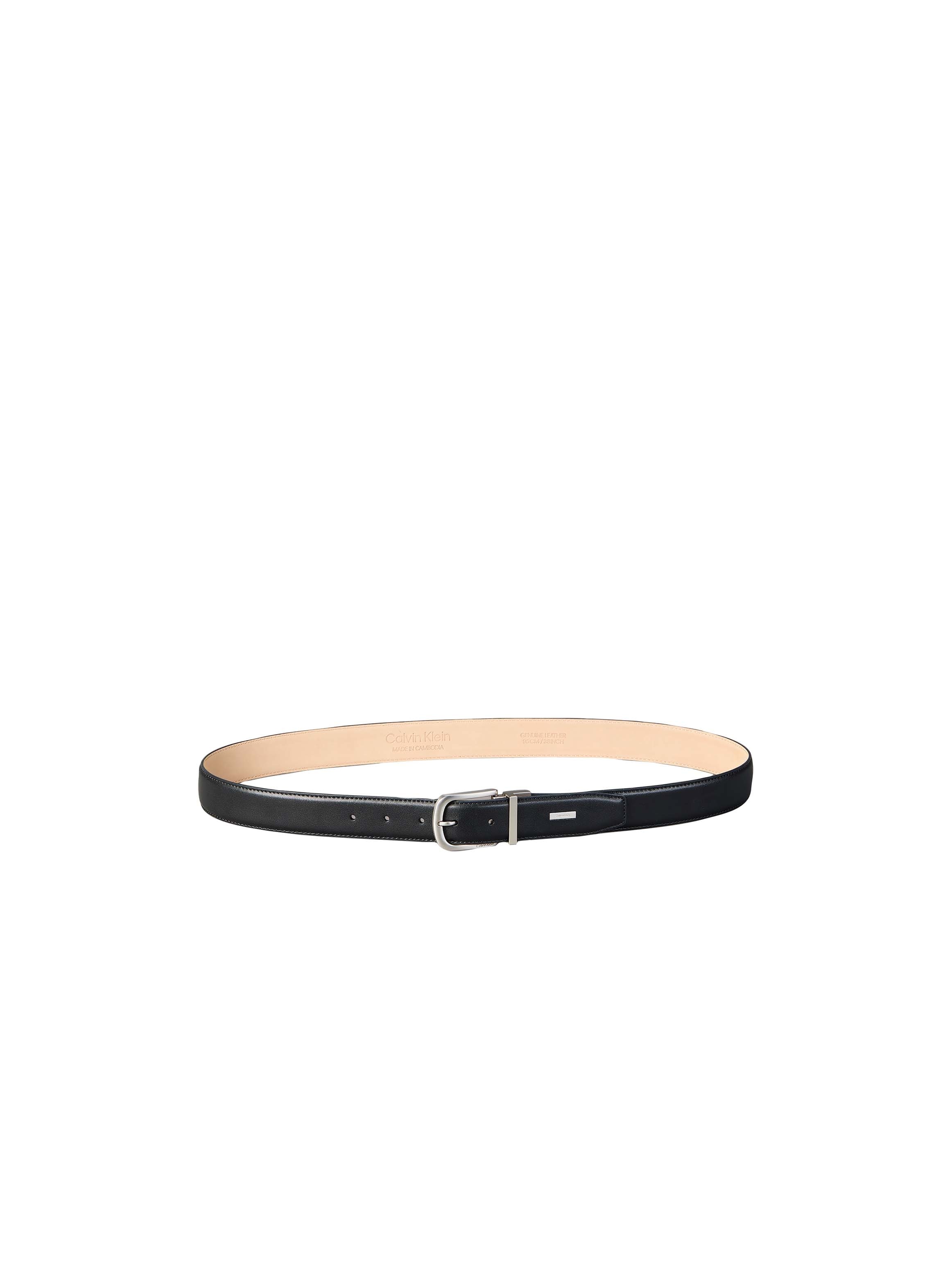 Calvin Klein Ledergürtel »CURVED PIN BUCKLE SMOOTH 32MM AD« Regular fit und größenverstellbar