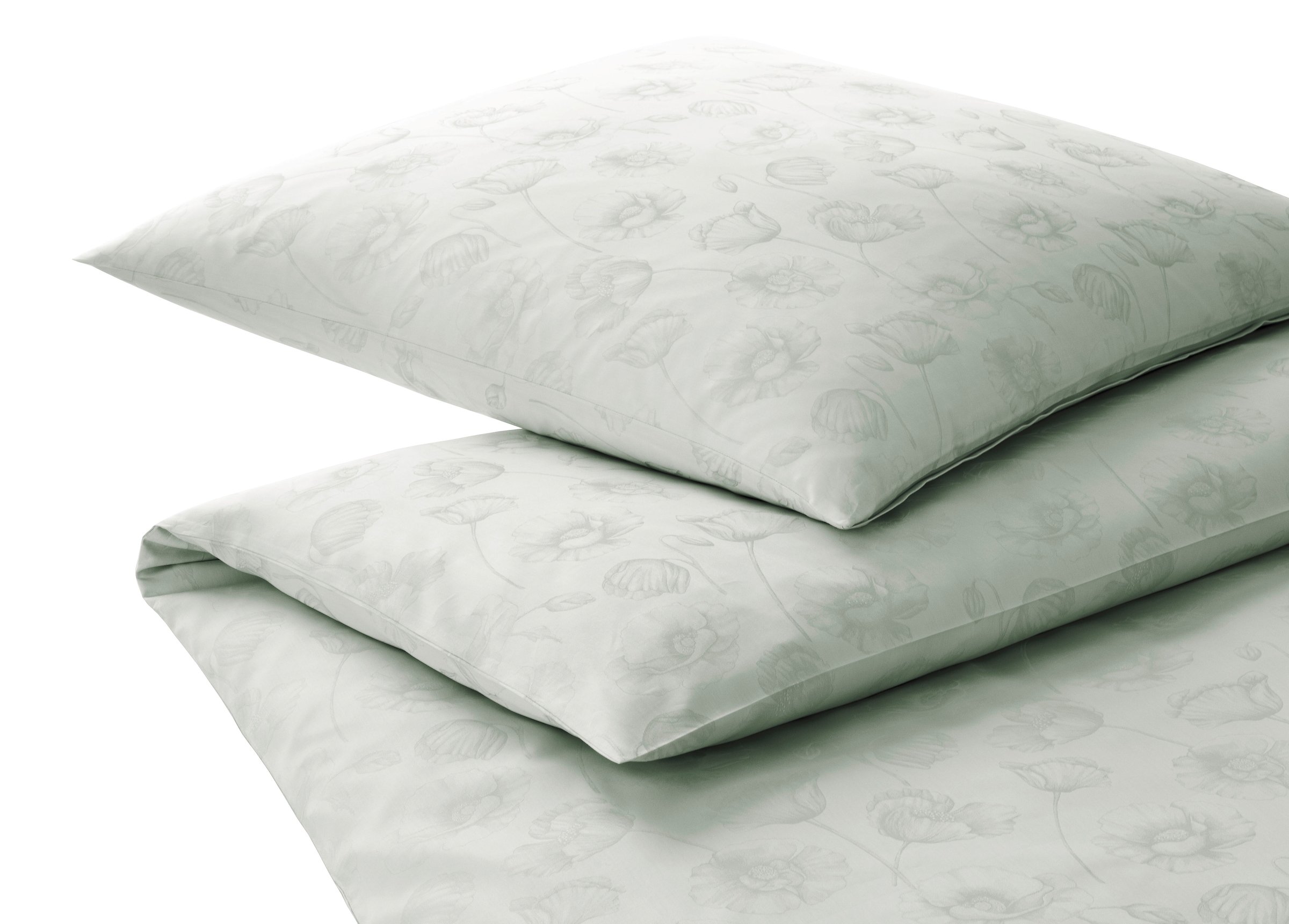 Elegante Bettwäsche "Poppy" 2 Stk. tlg. angenehmes Hautgefühl günstig online kaufen