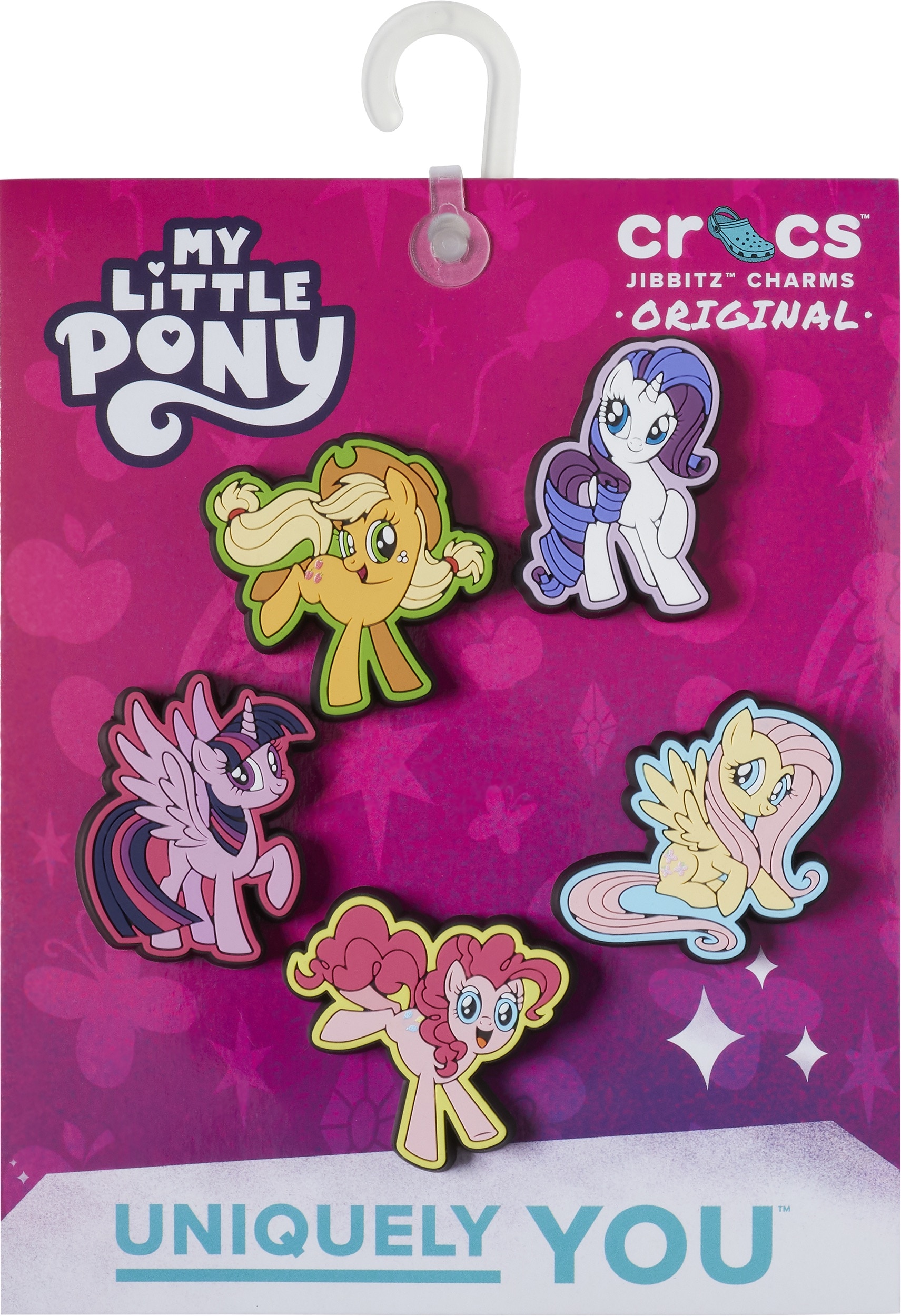 Crocs Schuhanstecker »My Little Pony Jibbitz™«, (Set, 5 tlg., Kein Spielzeug. Nicht für Kinder unter 3 Jahren geeignet), Schuh Anstecker für magische Pony Freunde