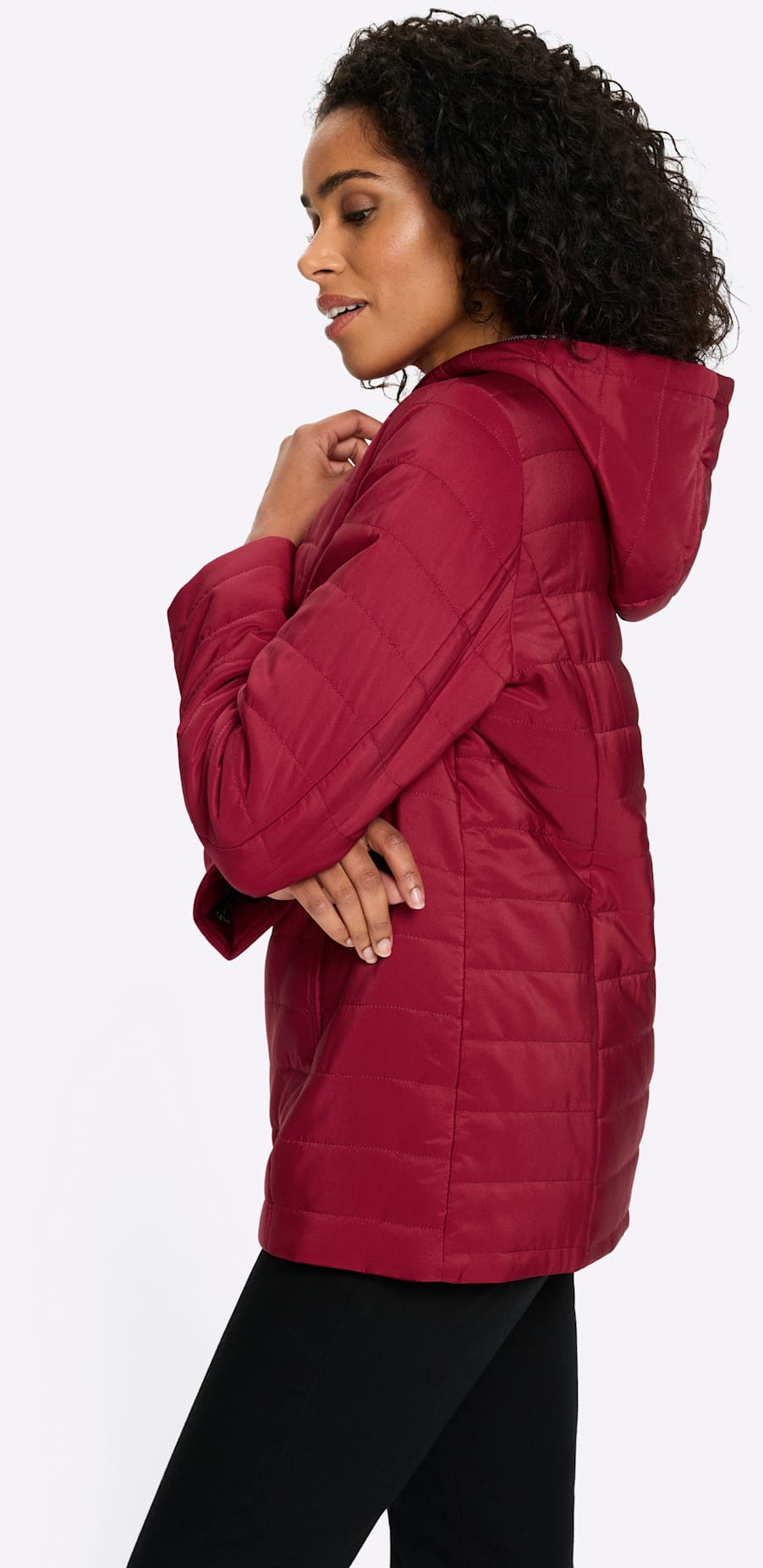 Classic Basics Steppjacke mit Kapuze