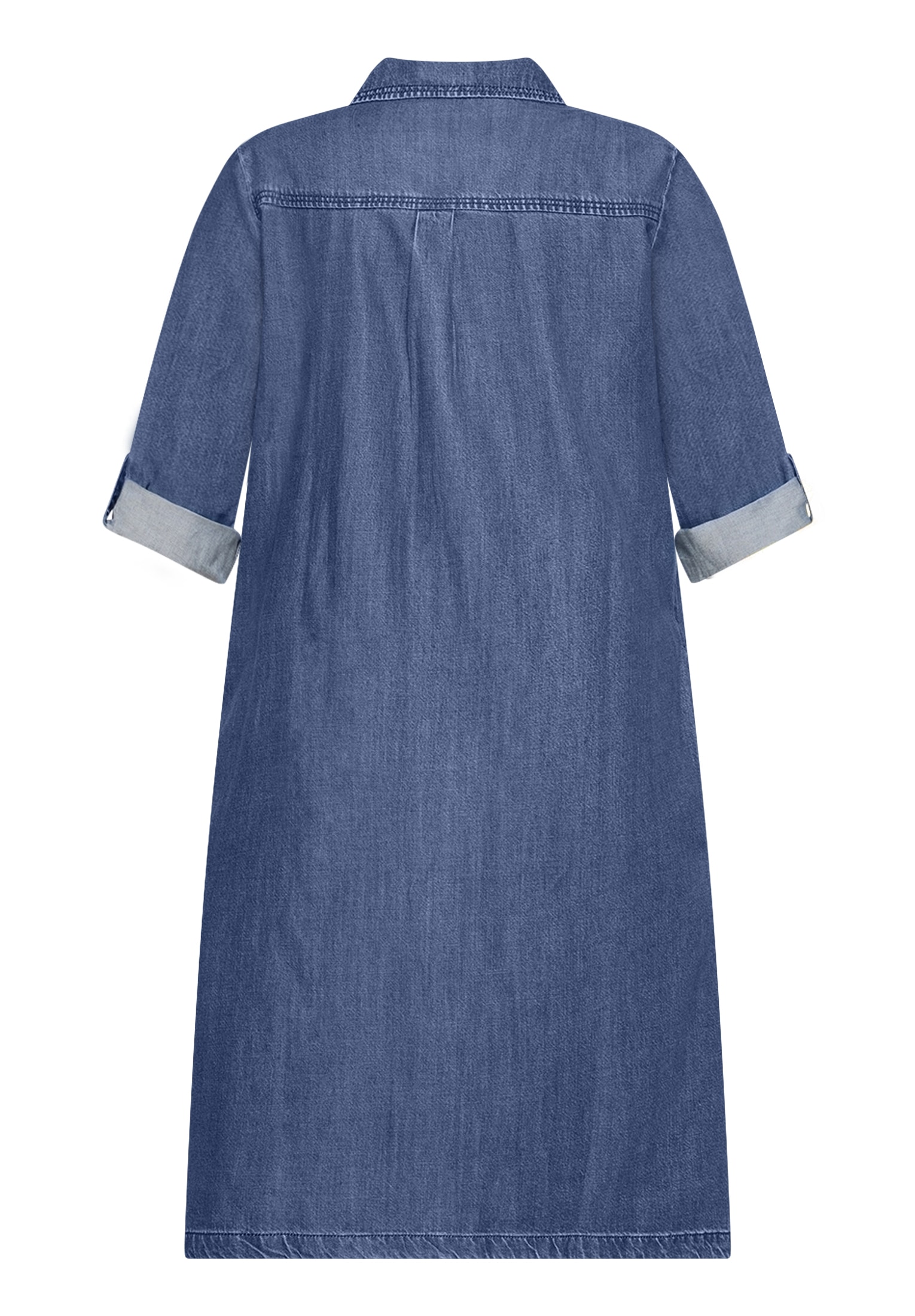 Cartoon Jeanskleid »Damen mit Kragen« Ohne Tasche