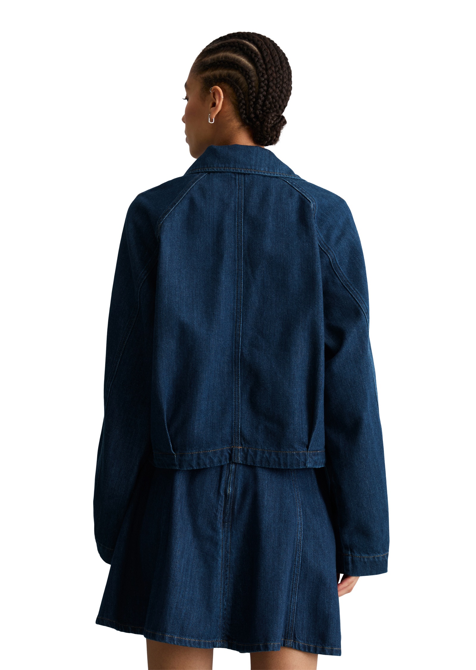 Marc O'Polo DENIM Trenchcoat »made with Orange Fiber«