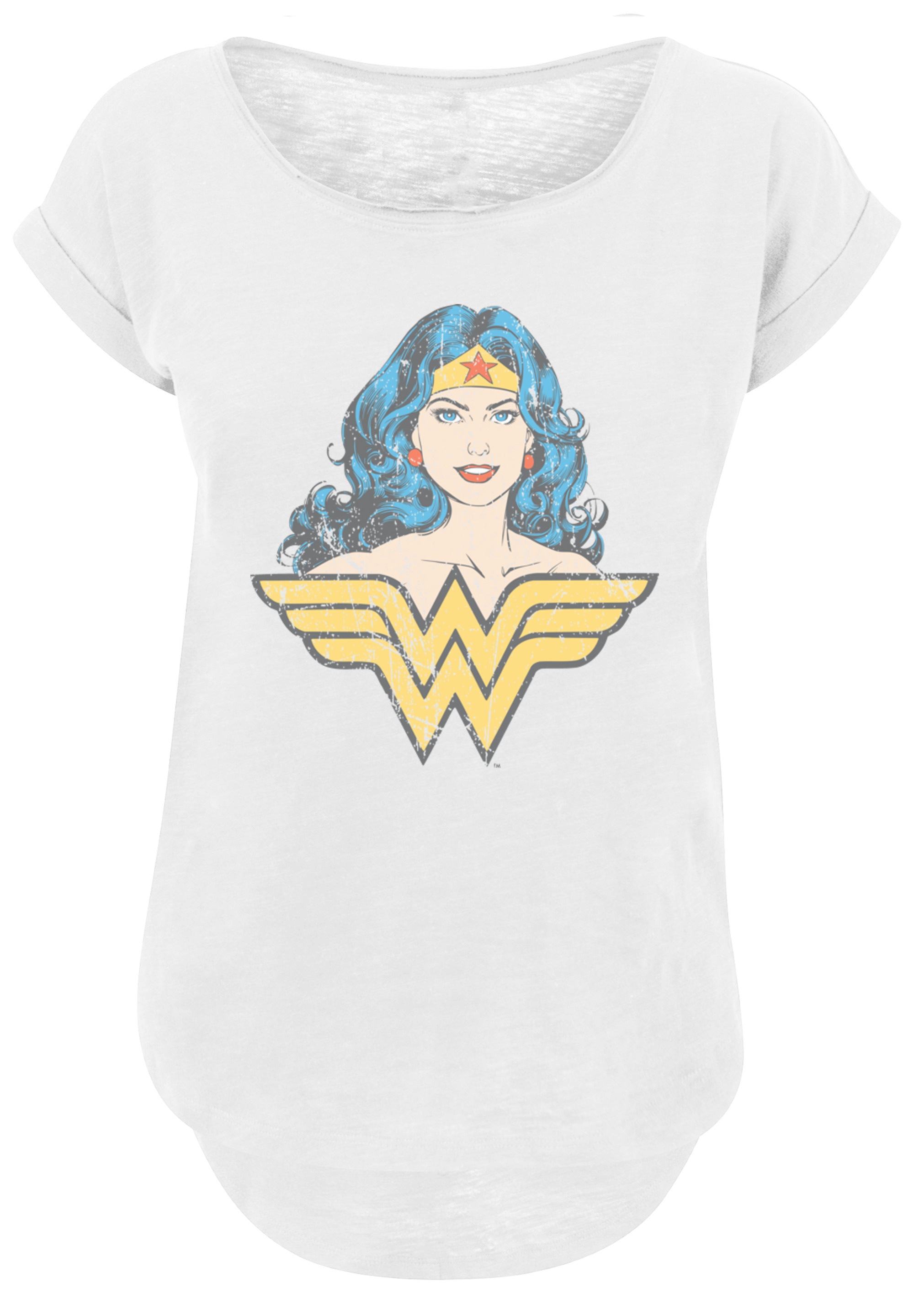 F4NT4STIC T-Shirt »DC Comics Superhelden Wonder Woman Gaze«, Print