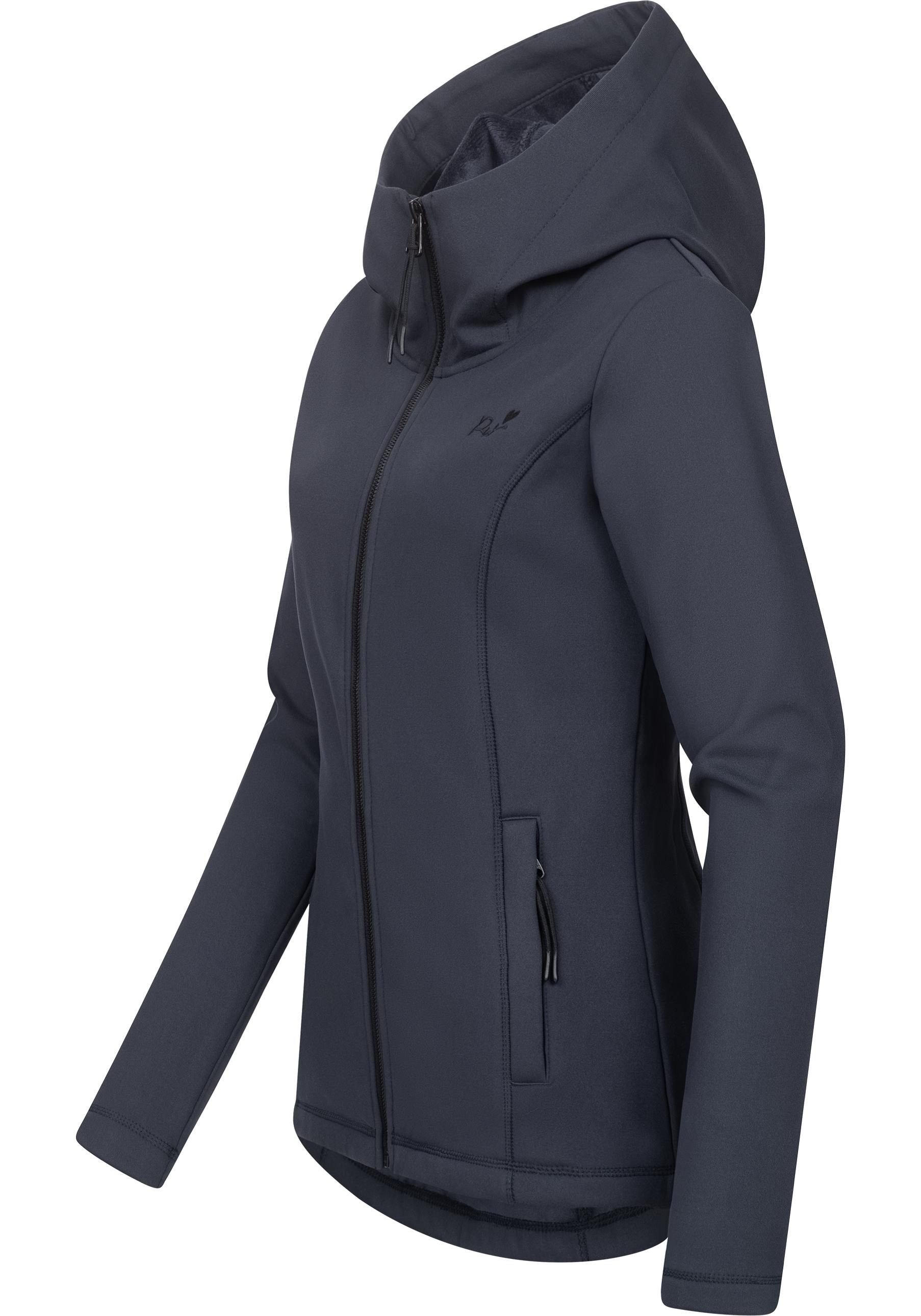 Ragwear Kapuzensweatjacke »Lyshka«, Sportliche weiche und elastische Kapuzenjacke