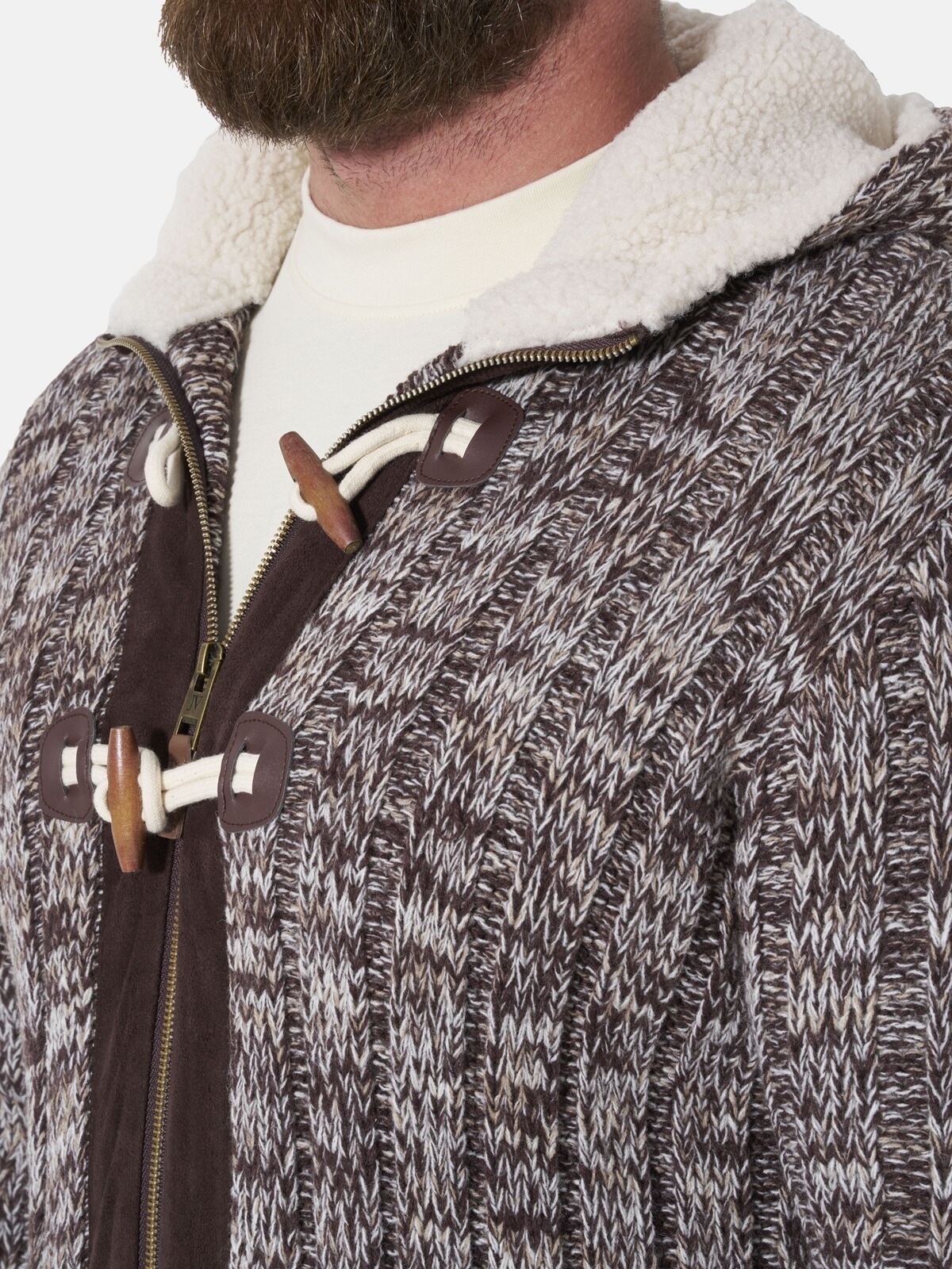 Jan Vanderstorm Kapuzenstrickjacke »Outdoor Strickjacke EIRBORG«