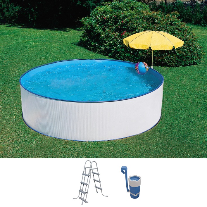 SUMMER FUN Rundpool "SKIMMY" 3-tlg., ØxH: 300x90 cm