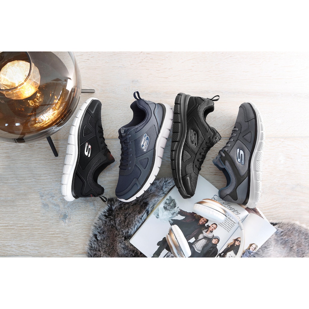 Skechers Sneaker »Track-Scloric«, mit Skechers Memory Foam, Freizeitschuh, Halbschuh, Schnürschuh