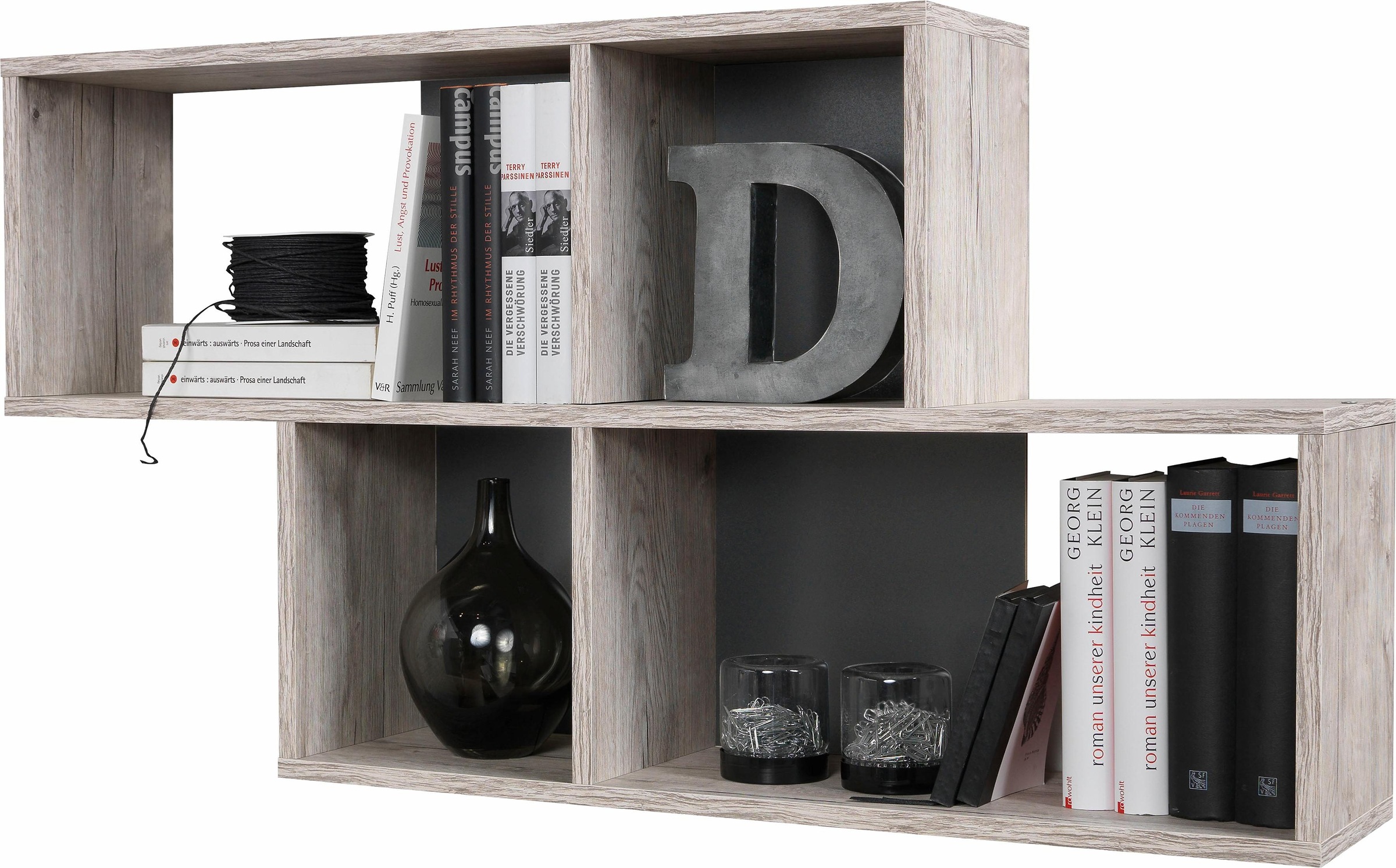 FMD Wandregal "Nora", Regal kompakt für Bücher und Accessoires, 100 cm brei günstig online kaufen