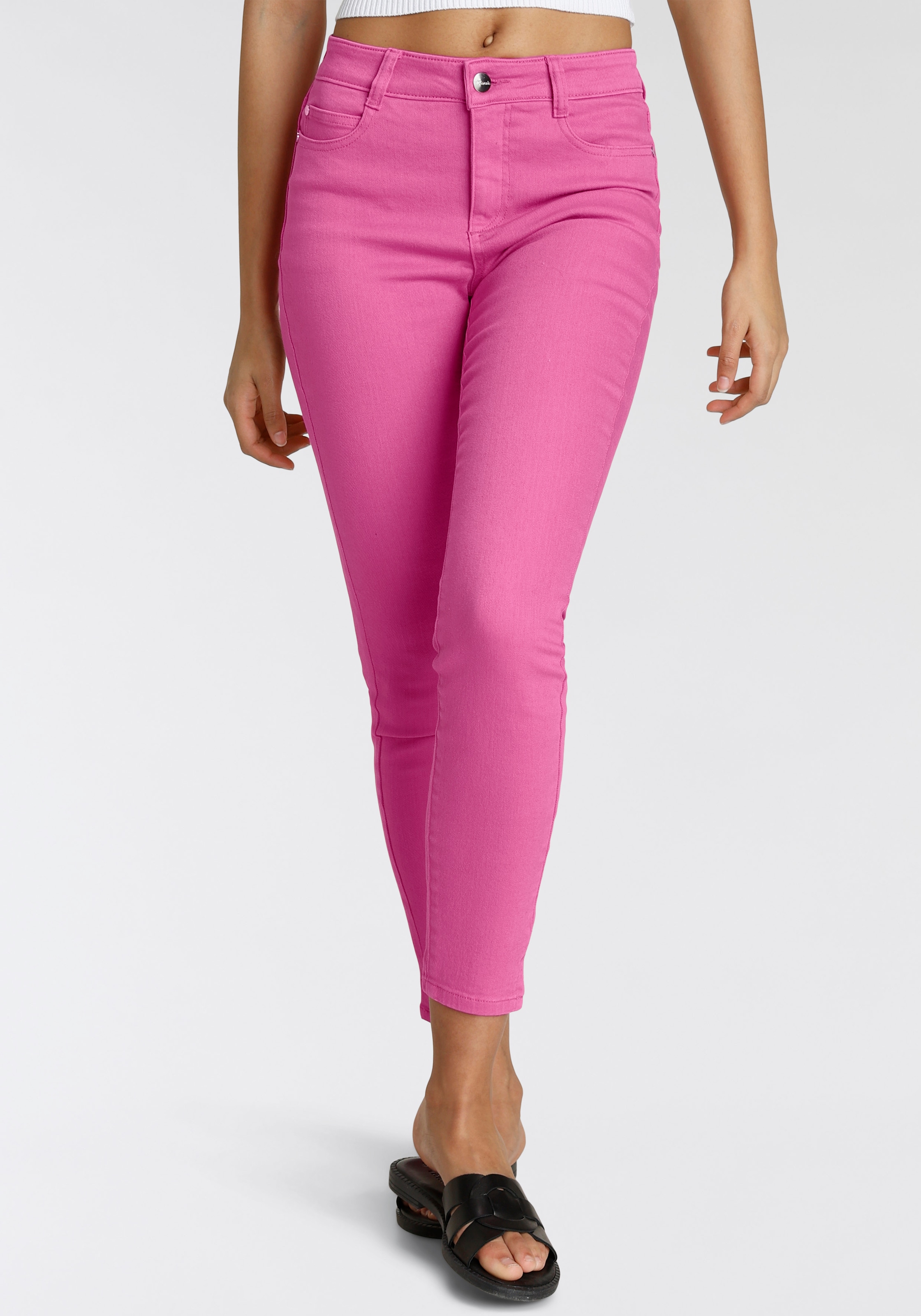 5-Pocket-Jeans, Coloured-Denim-Look für | BAUR bestellen Tamaris im